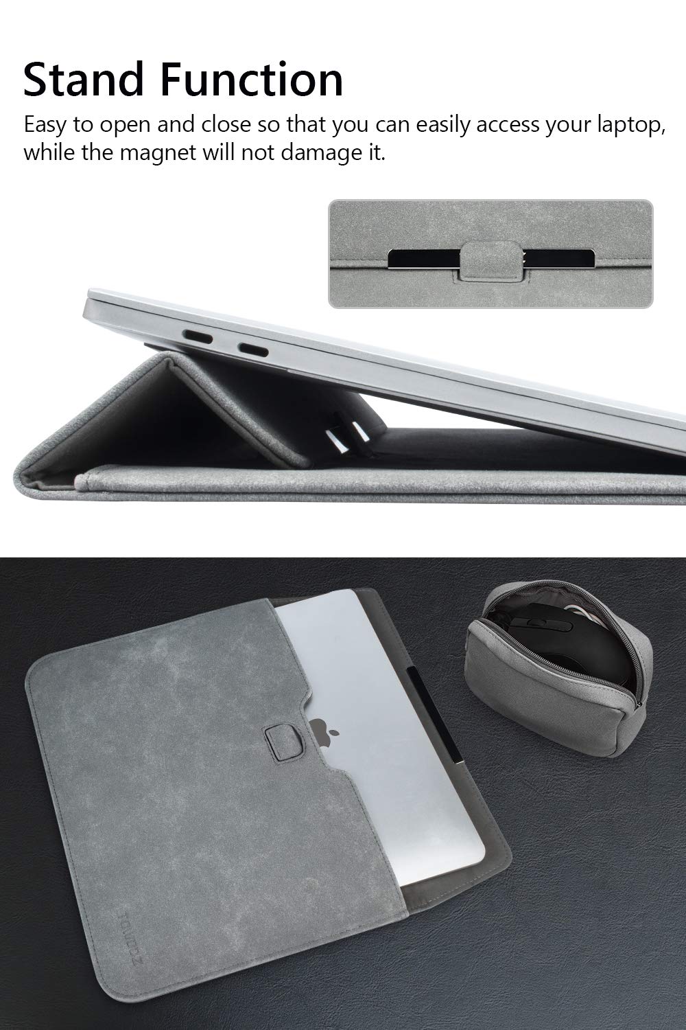 TOWOOZ MacBook Air M2 Sleeve Case - Waterproof & Ultra Thin Laptop Sleeve Compatible with 2022 MacBook Air 13.6