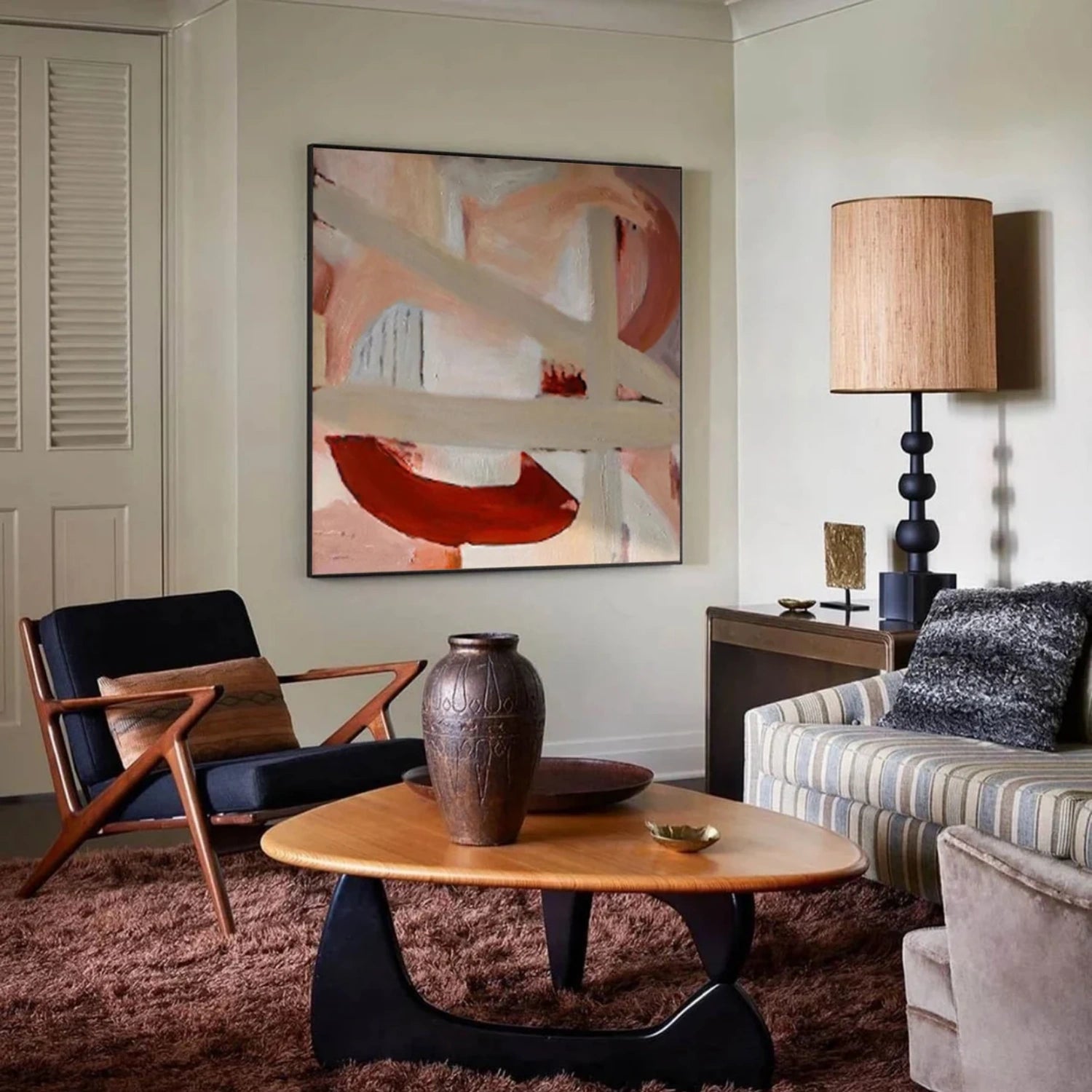 Abstract Painting #AB 328 - Modern Wall Art for Living Room Decor, Office & Bedroom | Large Canvas Artwork for Home & Commercial Spaces