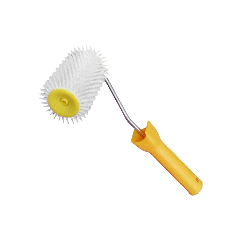 4 Inch Self-Leveling Cement Defoaming Spike Roller - Epoxy Flooring Bubble Remover Tool for Smooth Concrete Floors - Perfect for Garage, Basement & Workshop Flooring Projects