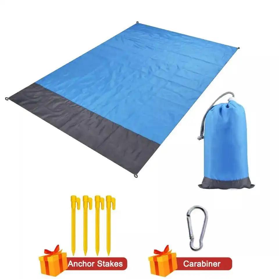 Waterproof & Sandproof Beach Blanket for Cruise Vacations - Lightweight, Compact Travel Blanket for Sand, Picnics & Outdoor Adventures