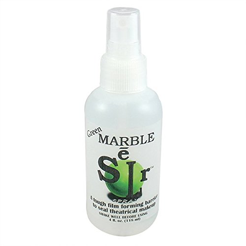 PPI Skin Illustrator Green Marble Alcohol Based Waterproof Makeup Setting Spray Sealer - 4oz | Long-Lasting Professional Makeup Fixer for Stage, Cosplay & Special Effects Artists