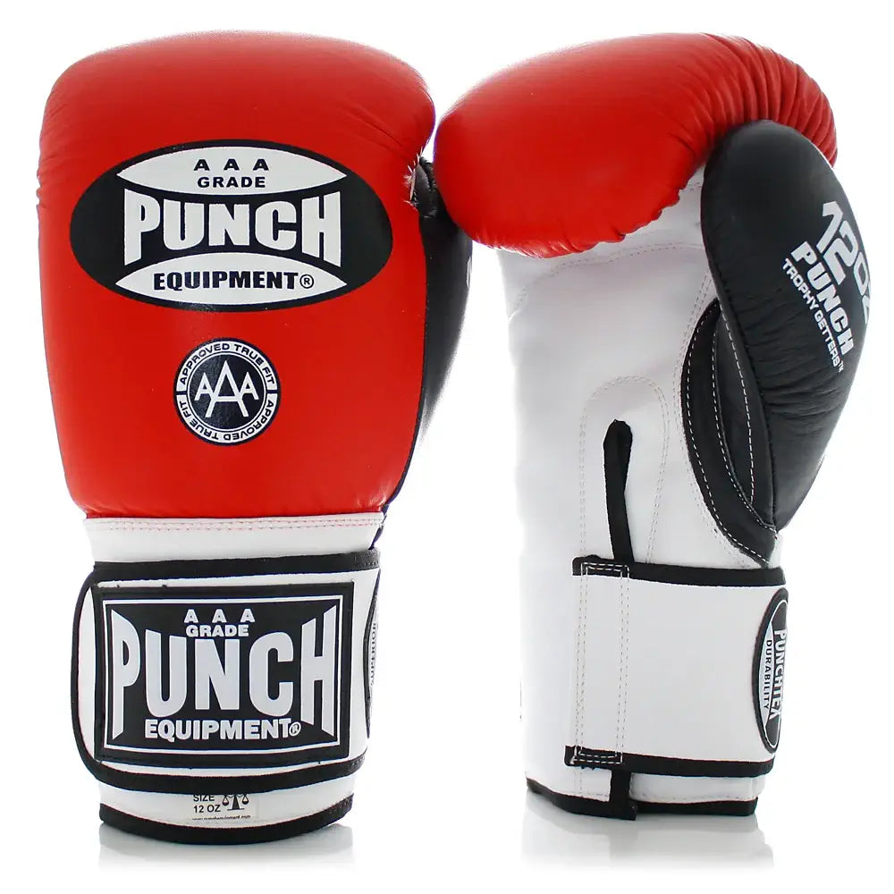 TROPHY GETTERS® Professional Boxing Gloves for Training & Competition - Premium Leather MMA Sparring Gloves for Men & Women - Ideal for Boxing Gyms, Home Workouts, and Martial Arts Training