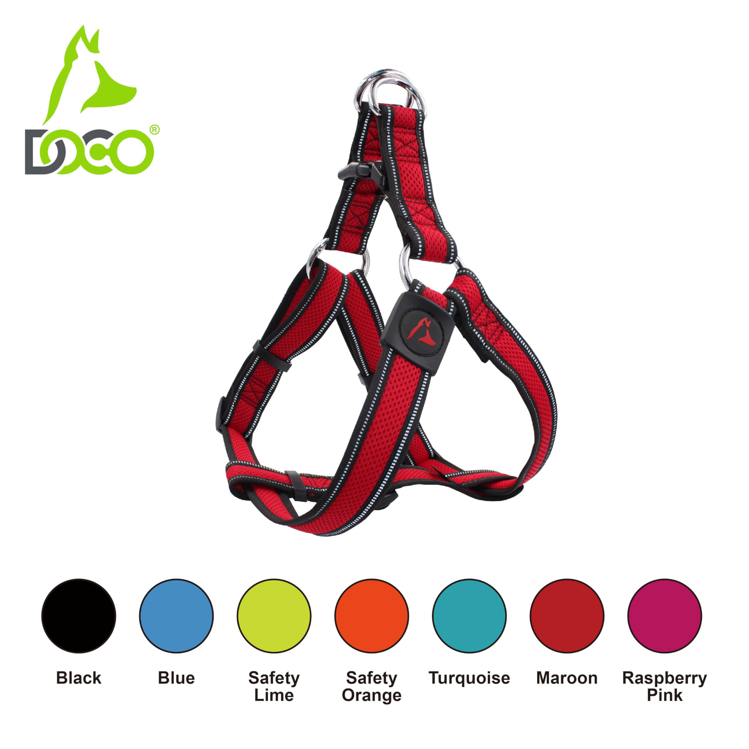 Athletica Air Mesh Step-in Dog Harness - Lightweight & Breathable Pet Vest for Small to Medium Dogs - Perfect for Walking, Running & Outdoor Adventures