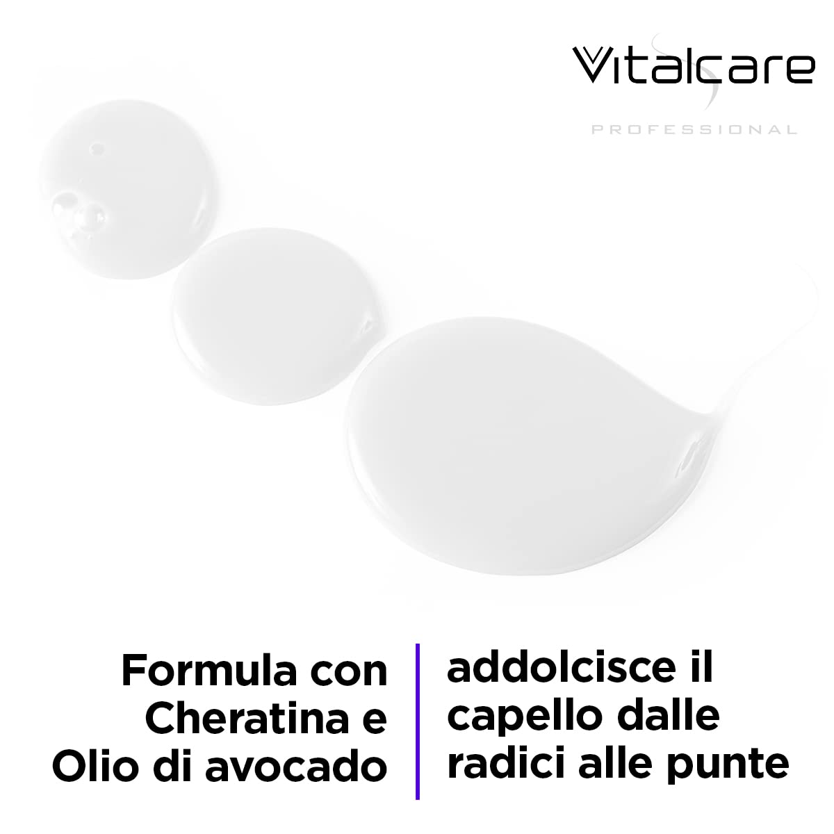 Vitalcare Pro Smooth Disinfectant Conditioner 250ml - Hair Care for Soft, Healthy & Germ-Free Locks - Ideal for Salons, Spas & Home Use