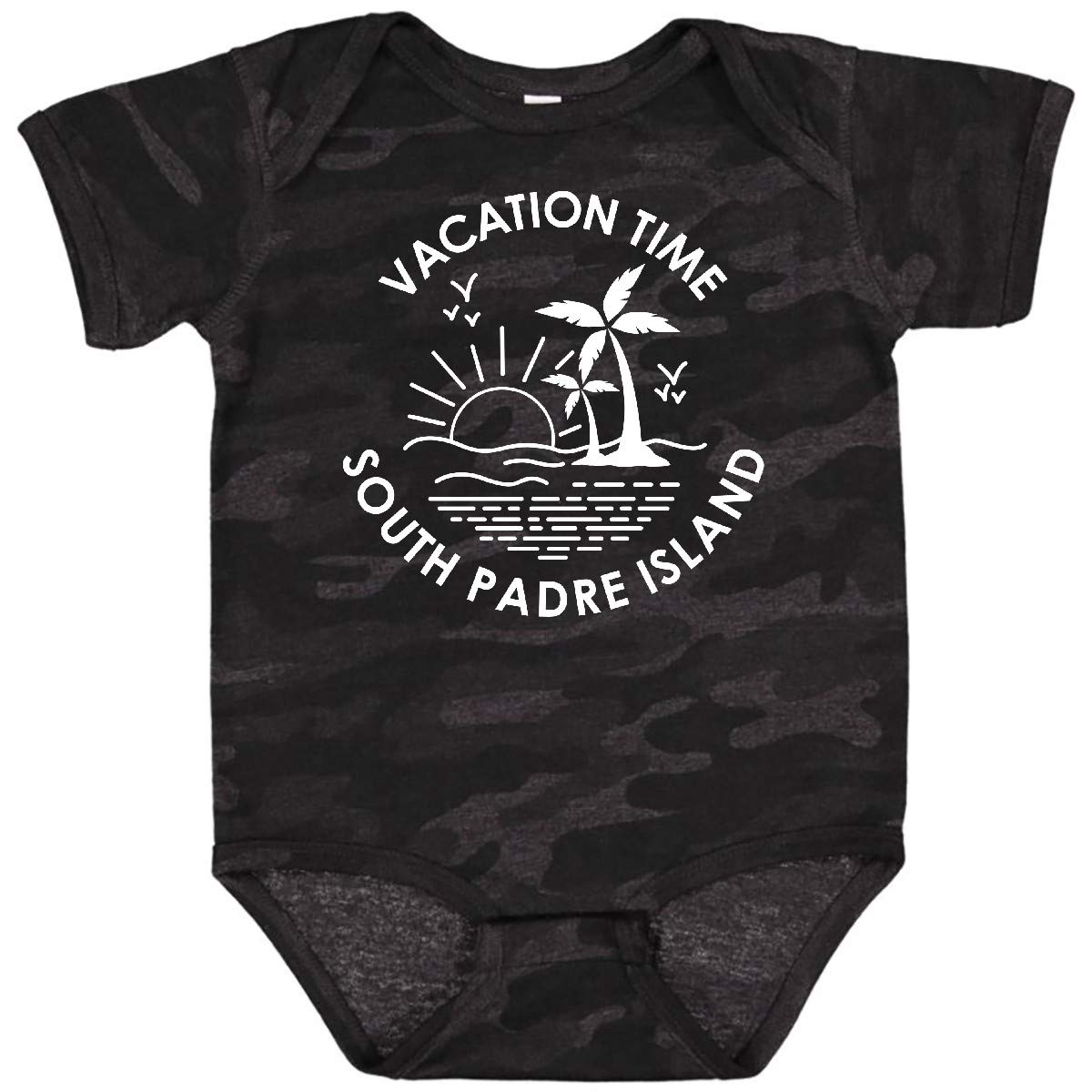 Inktastic Vacation Time in South Padre Island Baby Bodysuit - Cute Infant Onesie for Beach Trips & Family Vacations - Perfect Gift for Newborns & Baby Showers