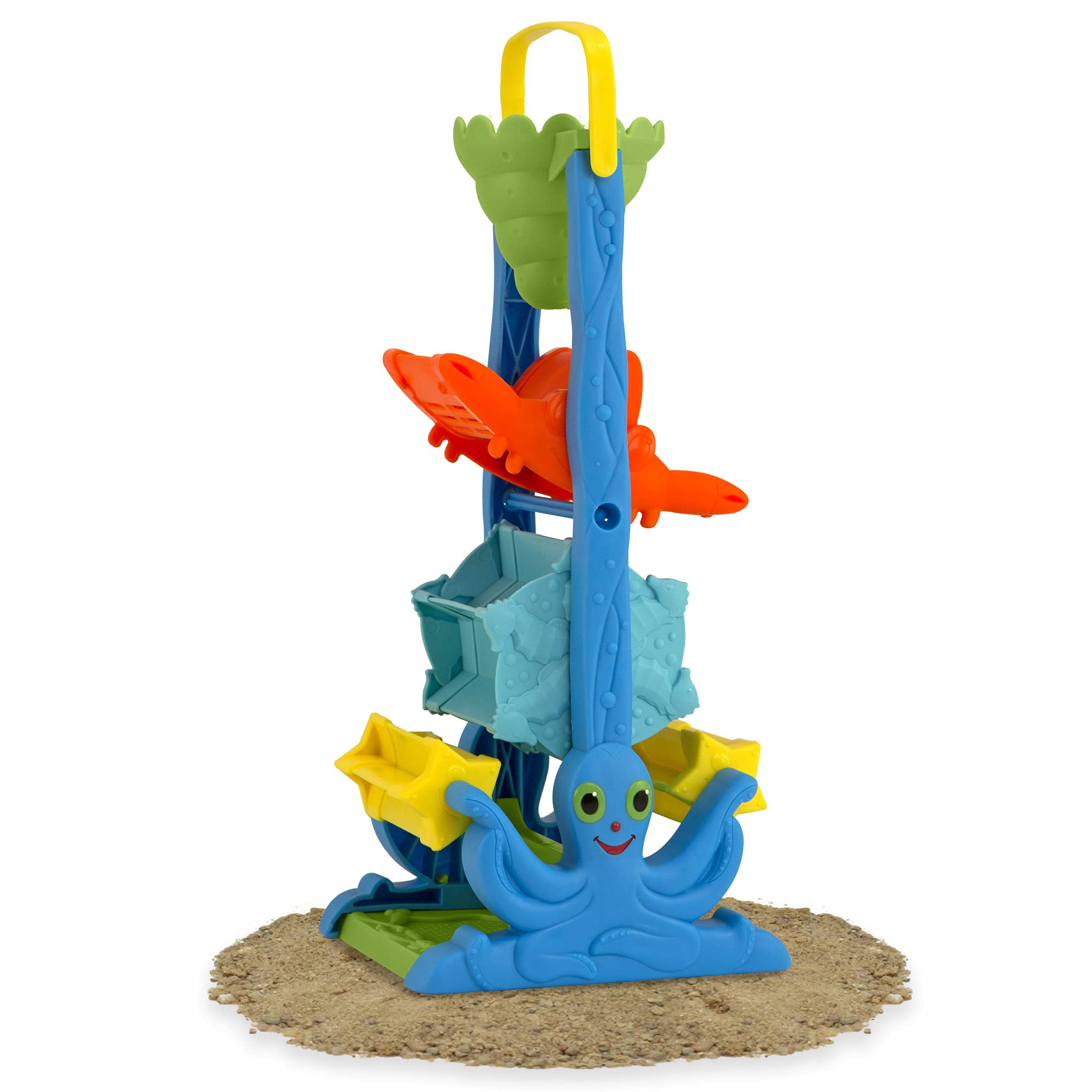 Melissa & Doug Seaside Sidekicks Sand & Water Sifting Funnel - Kids Beach Toy for Sandcastle Building & Water Play - Perfect for Outdoor Beach Activities & Sensory Play
