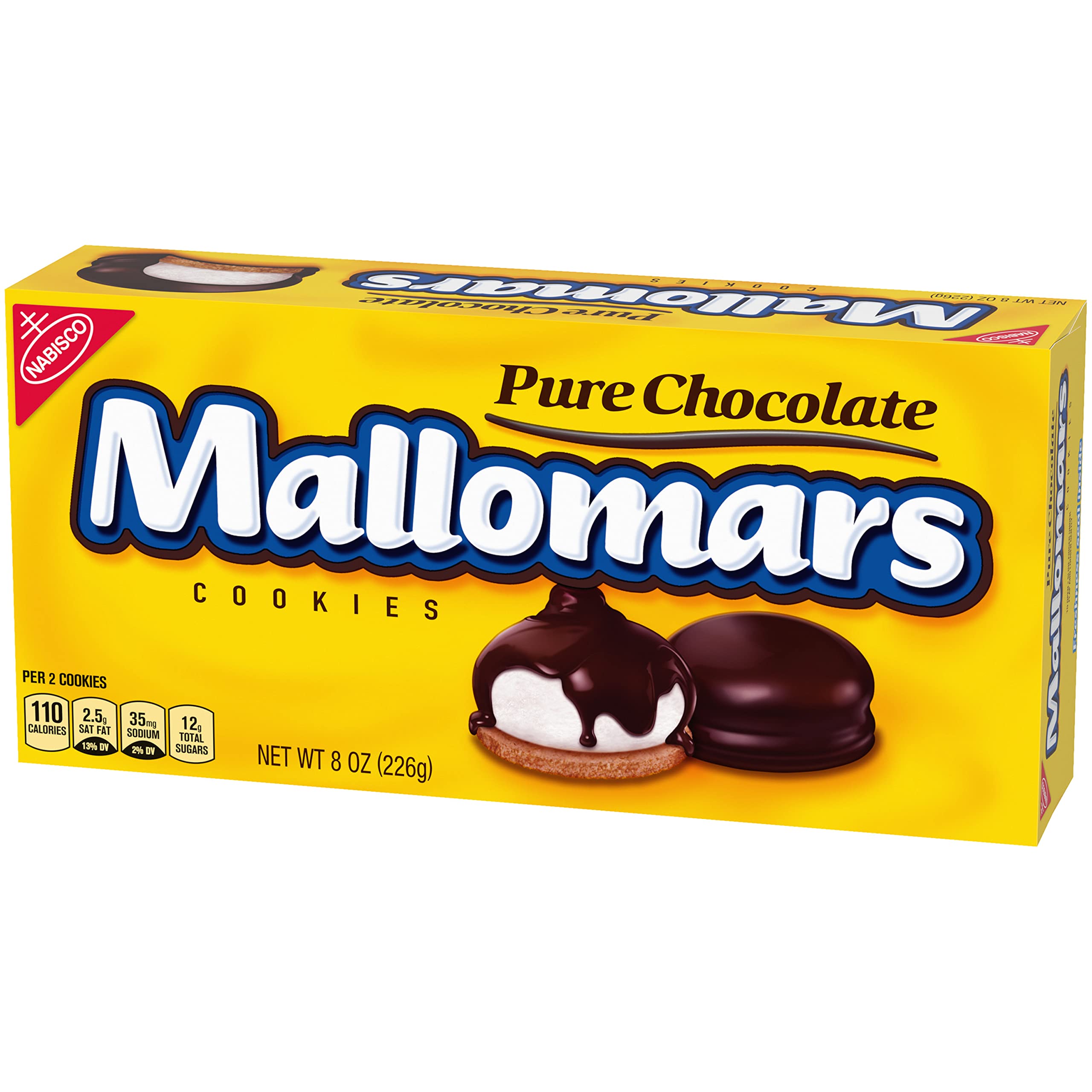 Mallomars Pure Chocolate Cookies - 12 Pack (8 oz Each) | Rich Cocoa Flavor | Perfect for Parties, Gifts & Snacking