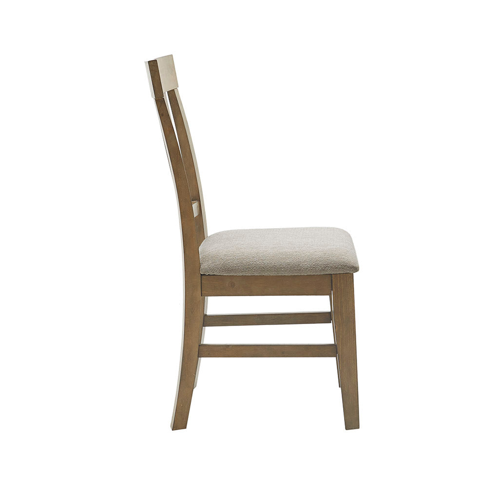 Modern Dining Side Chairs Set of 2 - Sturdy Wooden Kitchen Chairs with Padded Seat - Perfect for Dining Room, Kitchen, Breakfast Nook & Small Spaces
