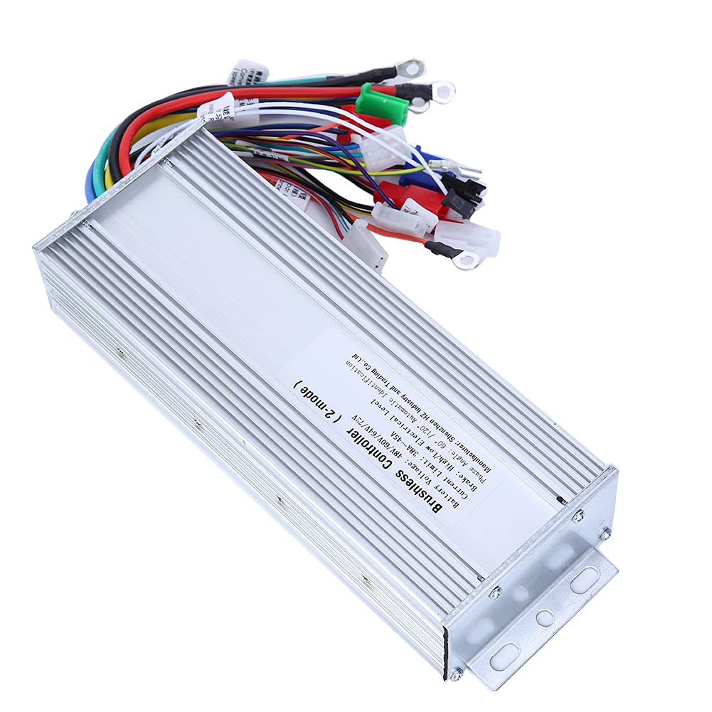 Xinwoer 48V 60V 64V 1000W-1500W Brushless Motor Speed Controller for Electric Bikes & Scooters - Perfect for Commuting, Off-Road Adventures and DIY E-Bike Upgrades