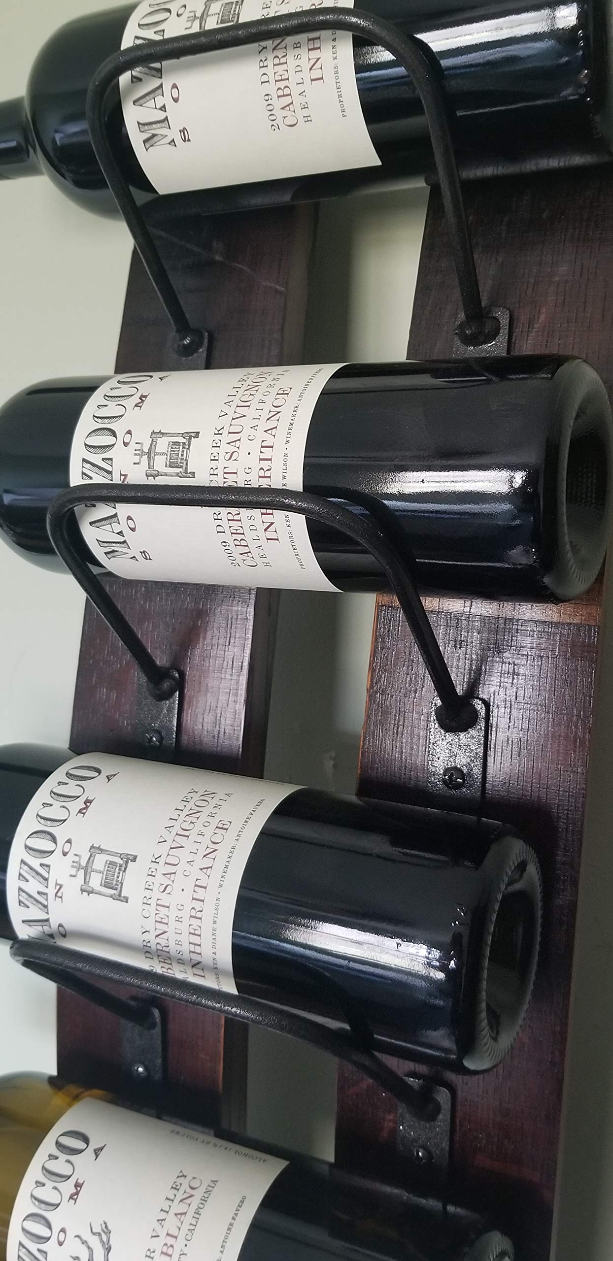 Reclaimed Wood Wine Rack - Rustic Wall Mounted Wine Storage for Kitchen, Dining Room, Bar | Perfect for Home Decor & Wine Enthusiasts