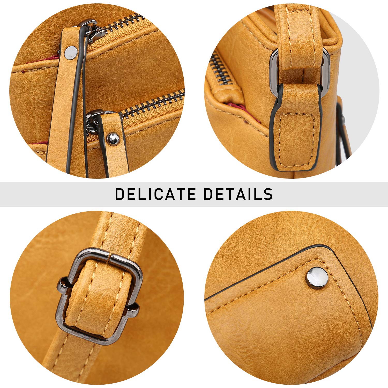 VONMAY Women's Crossbody Bag with Multiple Pockets - Stylish Shoulder Purse for Everyday Use, Travel & Shopping
