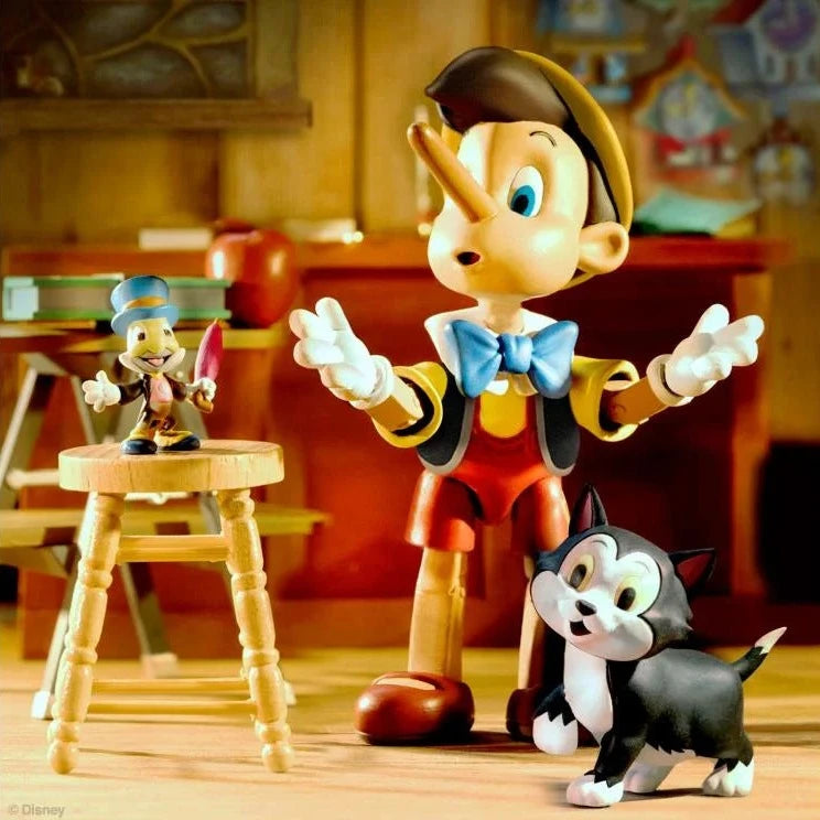 Pinocchio Disney ULTIMATES! Action Figure - Collectible Toy for Disney Fans & Movie Lovers - Perfect for Display, Gifts, and Disney Collections
