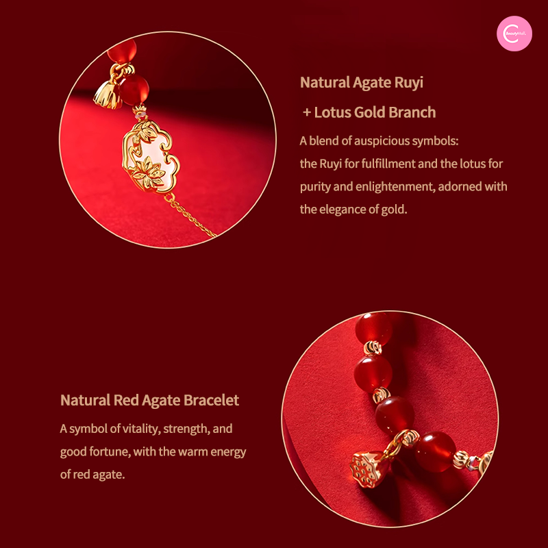 The Palace Museum Lucky Red Cord Bracelet - Chinese Cultural Good Luck Charm Jewelry for Protection & Blessings | Perfect Gift for Birthdays, Weddings & Daily Wear