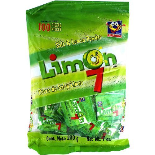 Limon 7 Salt & Lemon Powder Mexican Candy - Authentic Tangy Treat for Parties, Snacking & Gift Giving