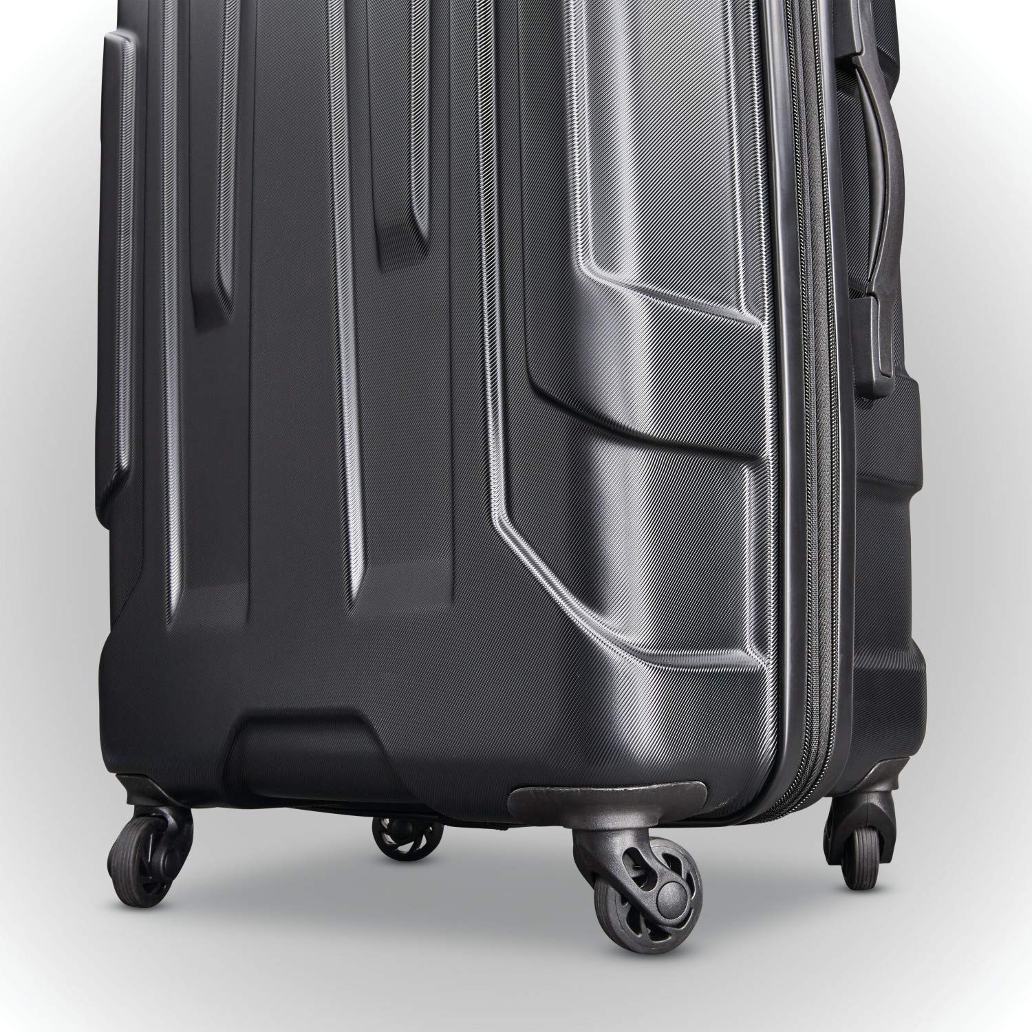 Samsonite Centric 20-Inch Expandable Hardside Spinner Carry-On Luggage - Lightweight & Durable Suitcase for Travel, Business Trips & Weekend Getaways (Black)