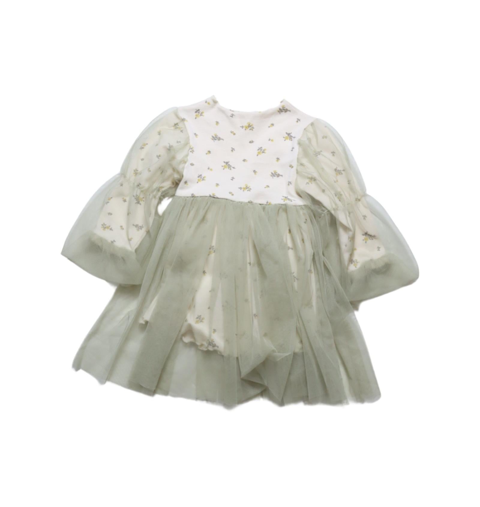 Aosta Long Sleeve Baby Dress for Girls 12-24 Months - Perfect for Family Photos, Holidays & Special Occasions