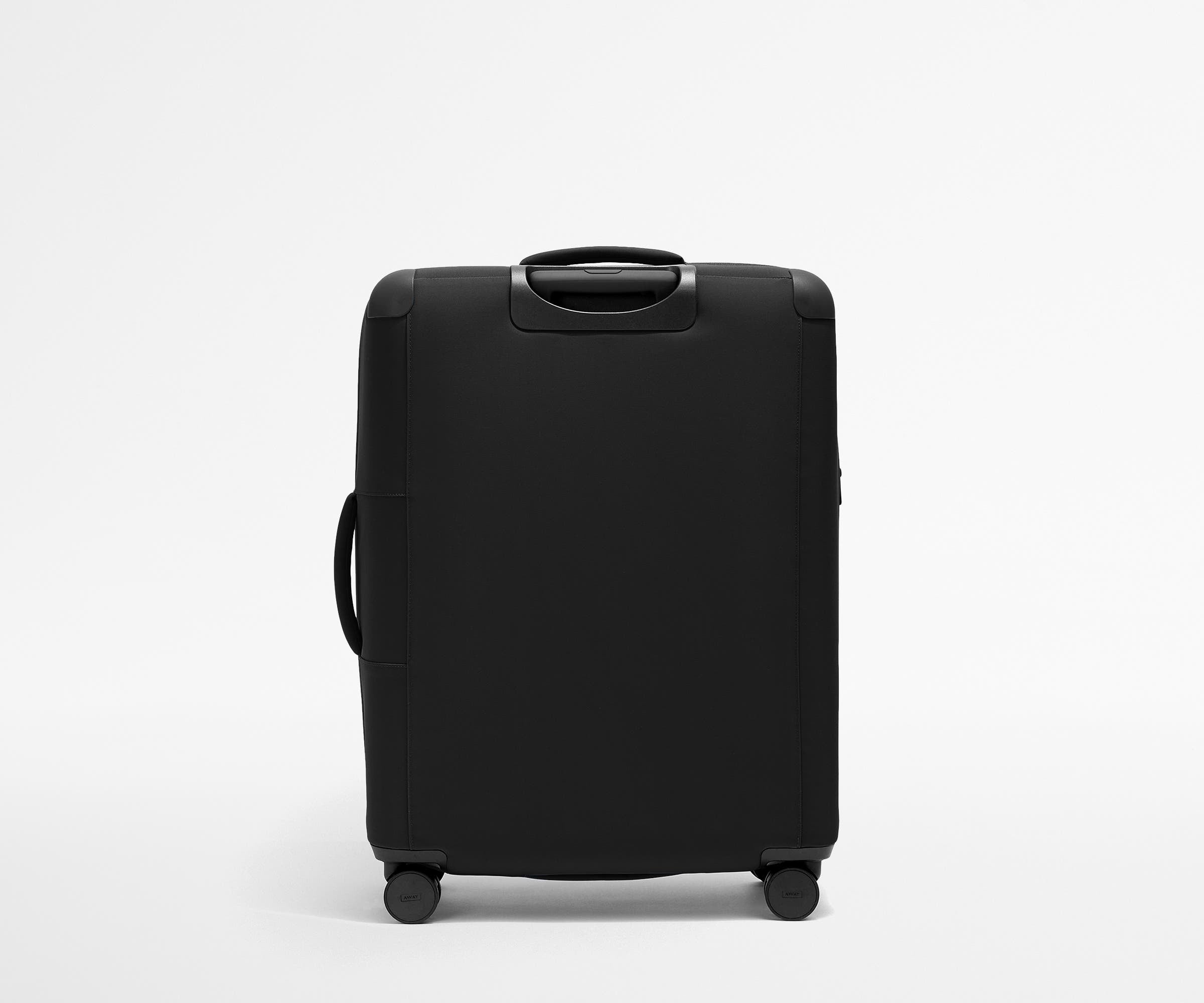 Premium Softside Large Luggage in Jet Black - Durable & Lightweight Suitcase for Travel, Business Trips & Vacations
