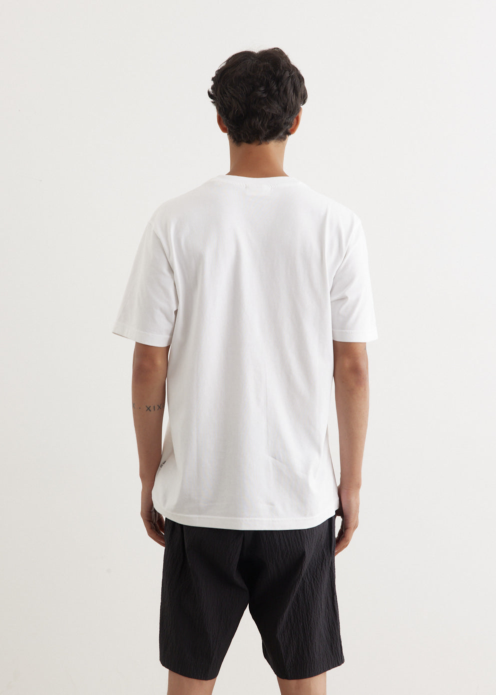 Adam Men's Classic Cotton T-Shirt 3209 - Soft Comfortable Crew Neck Tee for Casual Wear, Gym & Everyday Use - White