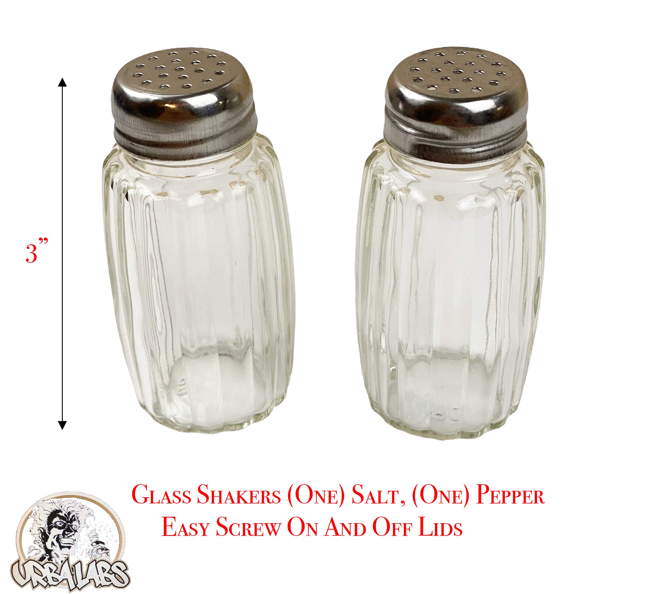 Ceramic Frog Salt and Pepper Shaker Set - Farmhouse Kitchen Decor with Glass Caddy - Cute Frog Gifts for Friends & Family - Perfect for Dinner Table, Countertop Decor, and Housewarming Parties
