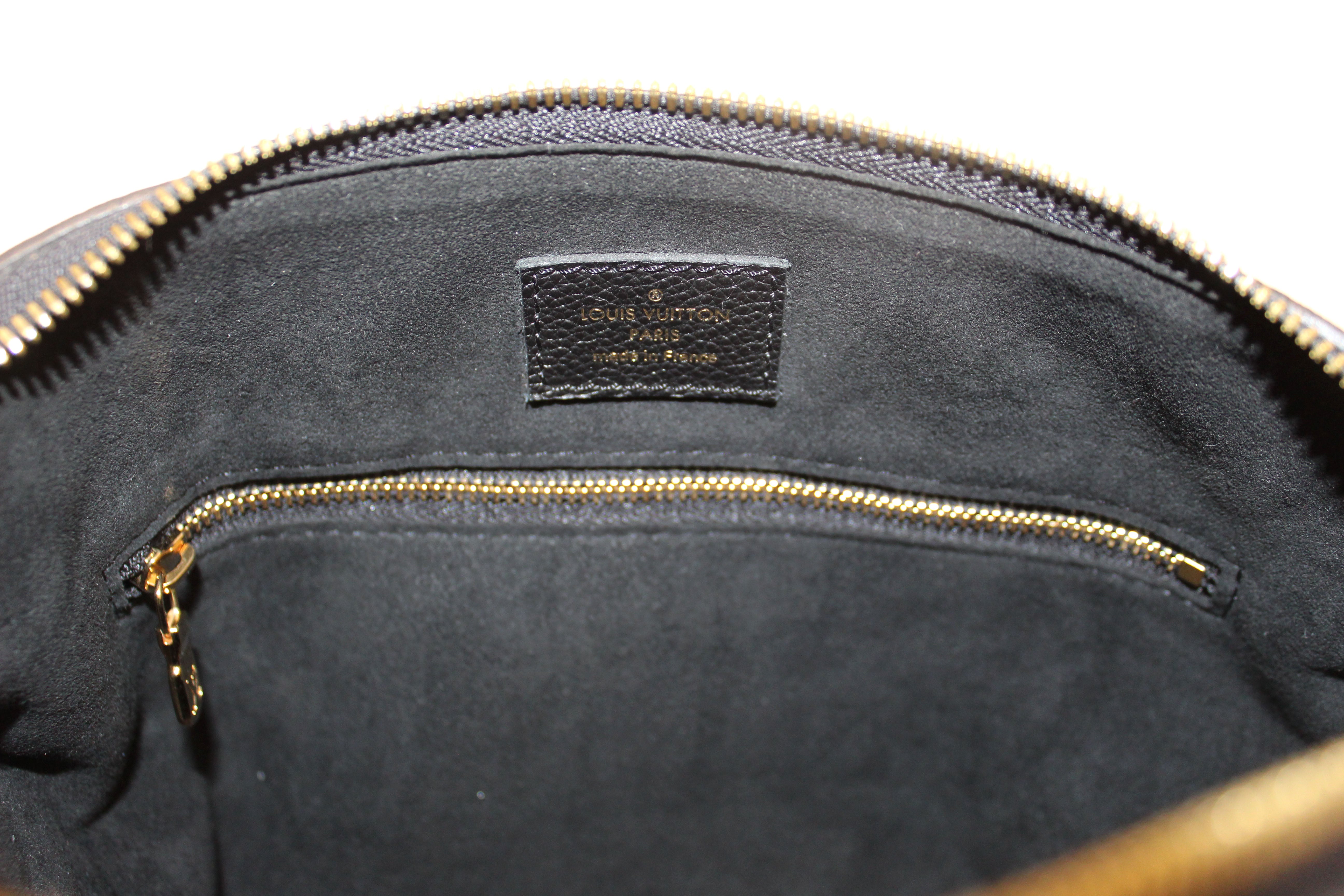 Authentic Louis Vuitton Black Empreinte Leather Speedy 25 Bandouliere Crossbody Bag - Luxury Handbag for Women, Perfect for Work, Travel & Everyday Use