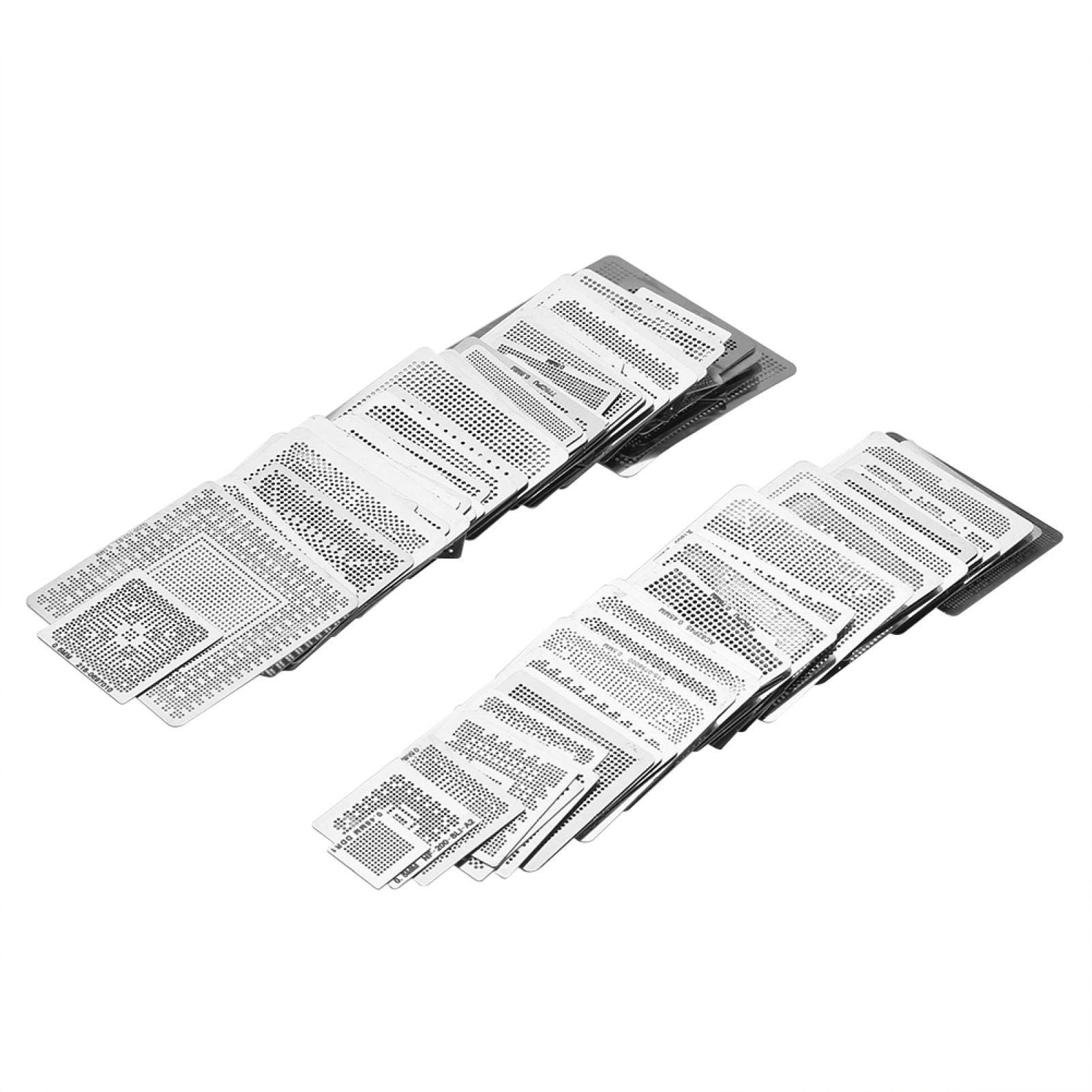 Premium BGA Reballing Stencils - High-Quality Stainless Steel BGA Heat Stencils for Laptop & Desktop PCB Repair | Durable Template Mesh for Professional Electronics Repair & Soldering Work