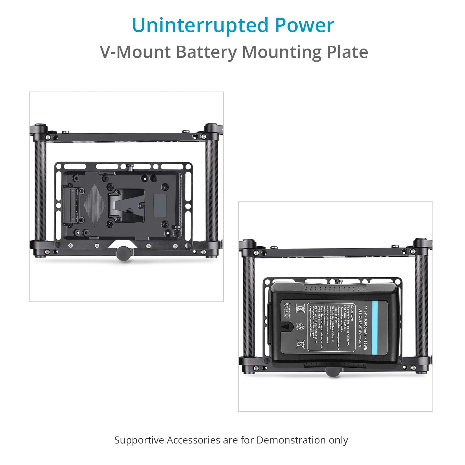 PROAIM Universal 9-Inch Camera Monitor Cage with Dual Handles - Compatible with 9