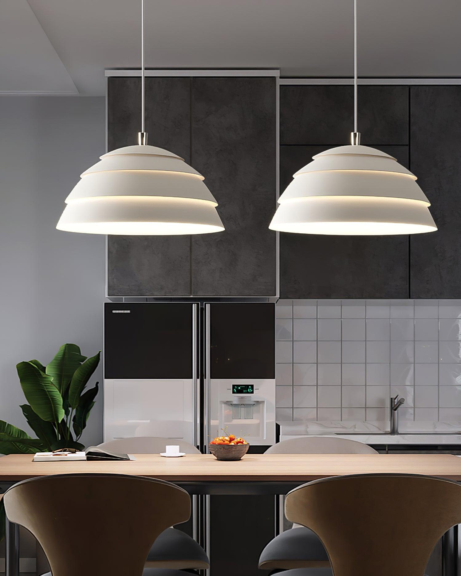 Modern Covetto Pendant Lamp - Elegant Hanging Light Fixture for Dining Room, Kitchen Island & Bedroom Decor - Adjustable LED Chandelier Lighting