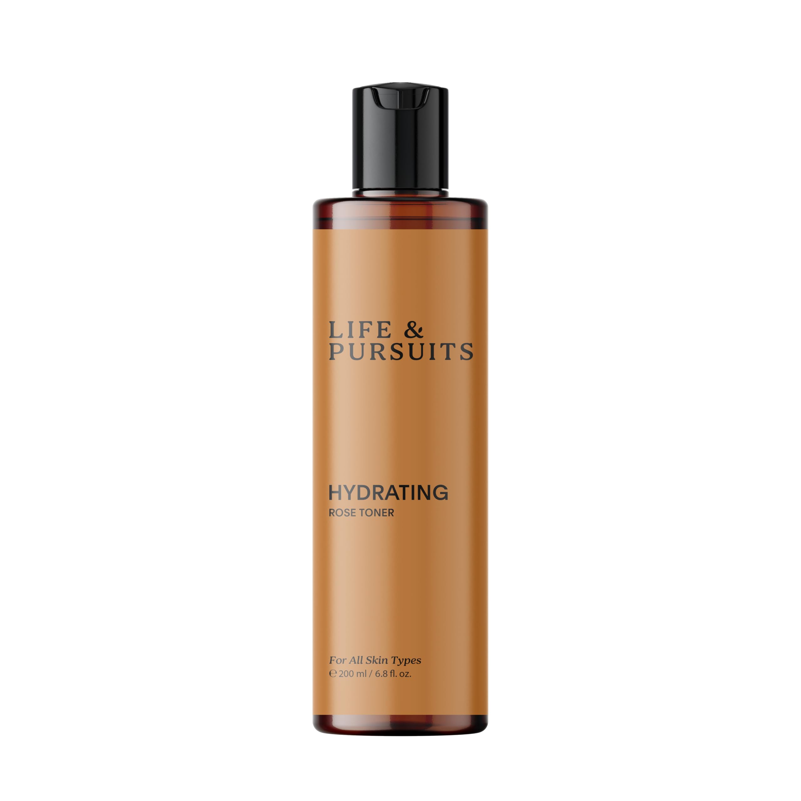 Life & Pursuits Hydrating Face Toner 200ml with Hyaluronic Acid, Rose & Aloe Vera | Alcohol-Free, Refreshing, Pore Minimizing, Moisturizing | Daily Skincare for Dry & Sensitive Skin