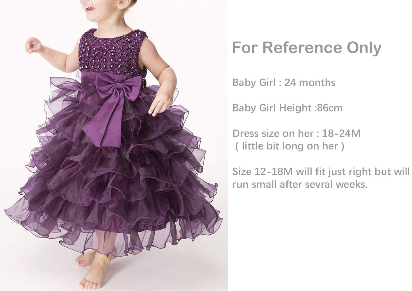 Jup'Elle Baby Girl Dresses - Elegant Ruffle Lace Pageant Party & Wedding Flower Girl Dress for Special Occasions | Perfect for Birthday Celebrations, Christenings, and Formal Events