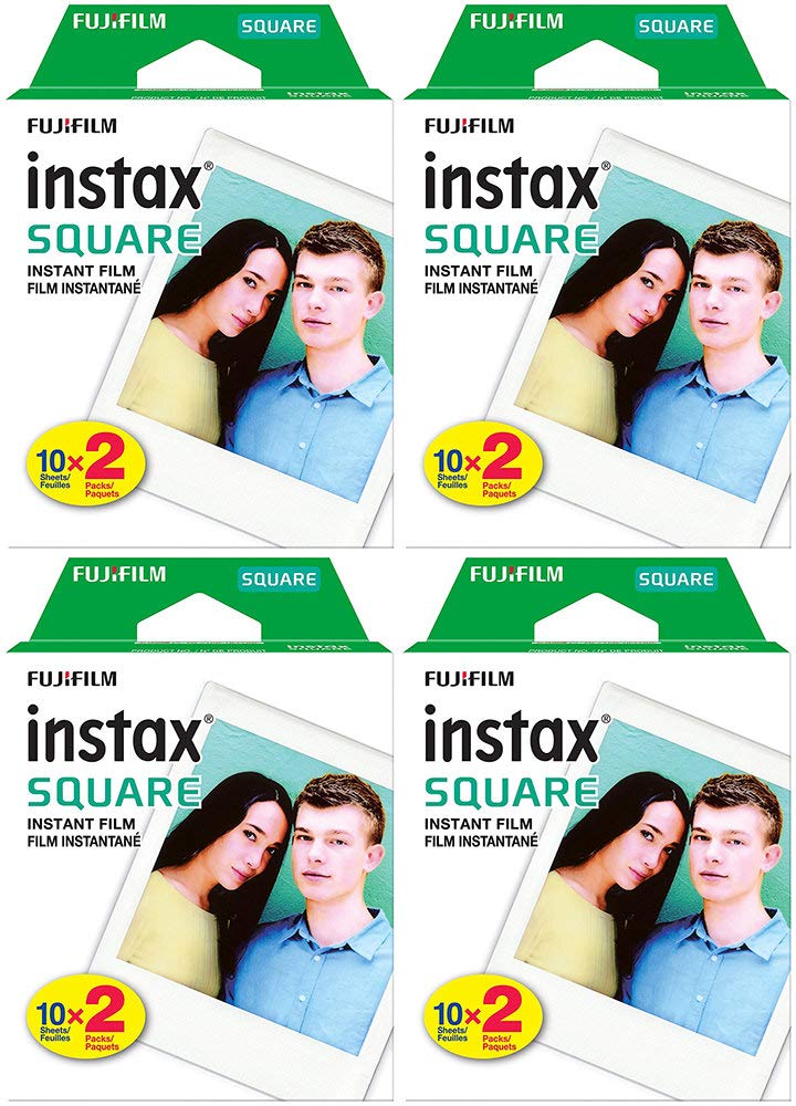 Fujifilm Instax Square Twin Pack Instant Film (2 Pack) - Perfect for Parties, Travel & Memory Keeping