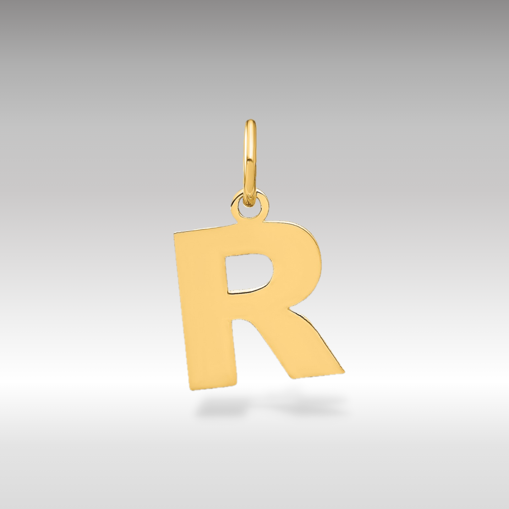 14K Gold Block Letter R Pendant Necklace for Women - Personalized Initial Jewelry Gift for Birthday, Anniversary & Graduation | Elegant Layering Piece for Everyday Wear