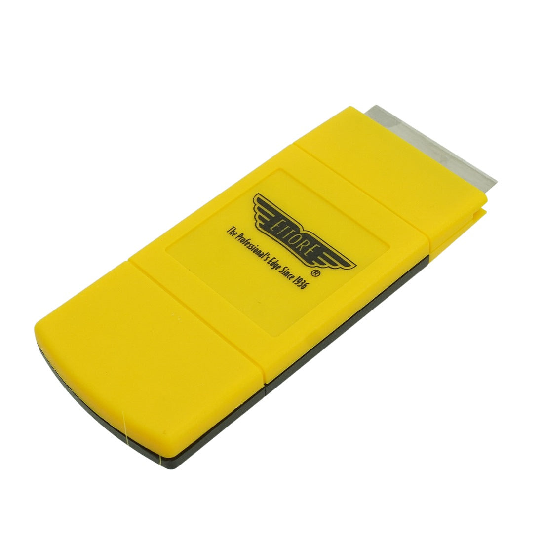 Ettore 1.5 Inch Plastic Pocket Scraper - Window Cleaning Tool for Home & Car Glass, Perfect for Removing Stickers, Paint & Hard Water Stains