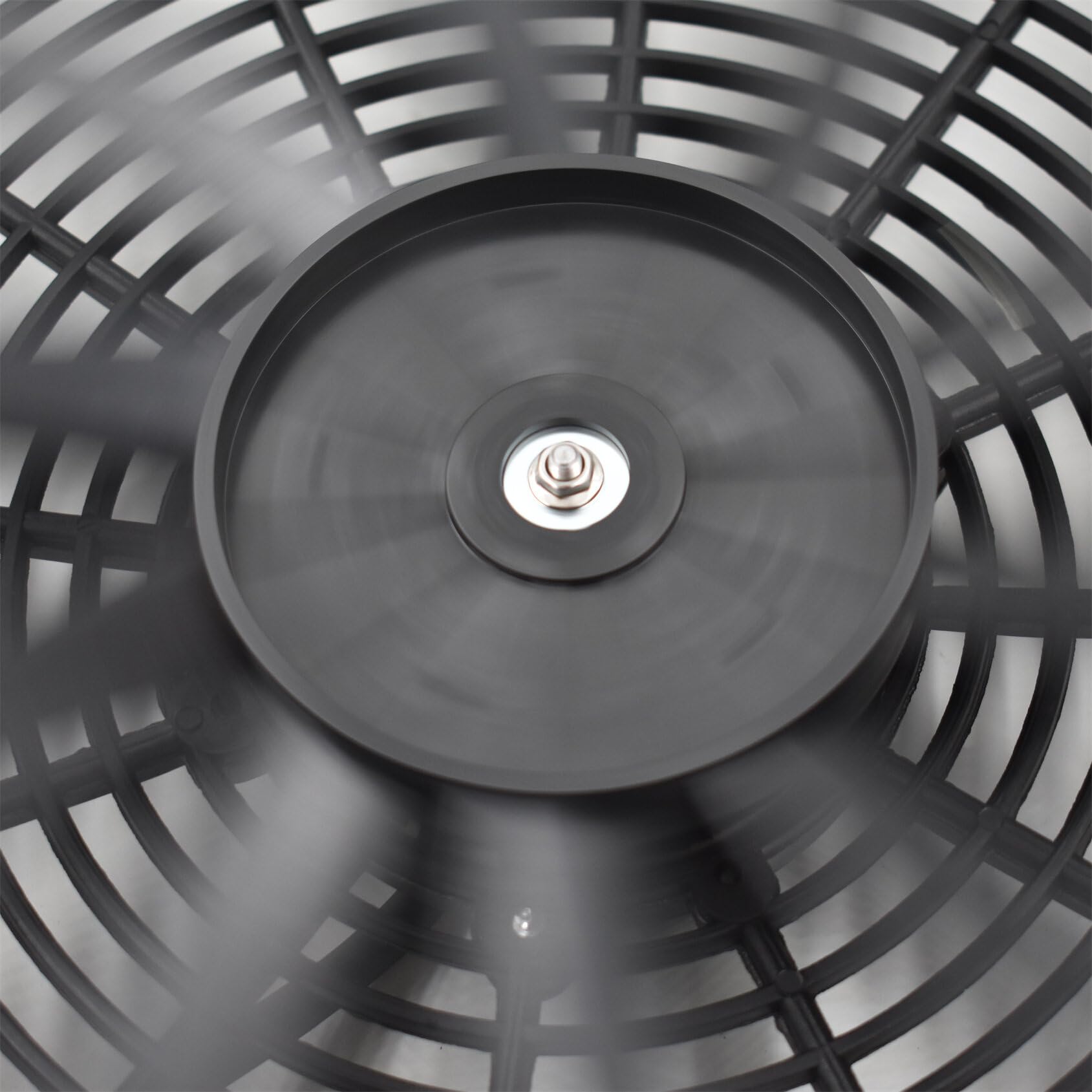 16 Inch 3000 CFM Electric Radiator Cooling Fan Kit - 12V Slim Push Pull Fan with 10 S Blades (Black) - Perfect for Car Engine Cooling & Performance Upgrades