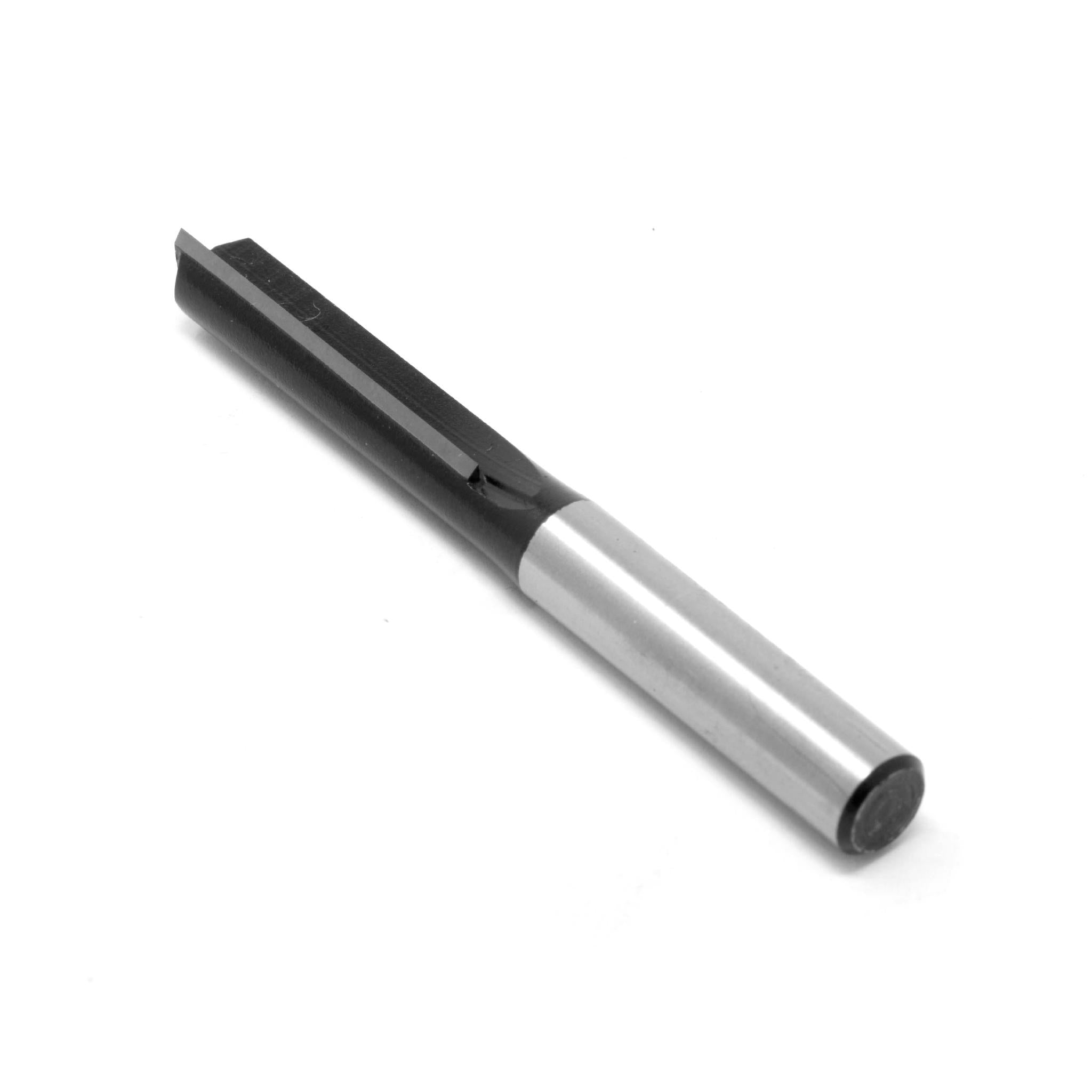 WEN RB102FF 1/4-Inch Straight 2 Flute Carbide Tipped Router Bit with 1/4-Inch Shank, 1-Inch Cutting Length - Perfect for Woodworking, Cabinetry, and DIY Projects