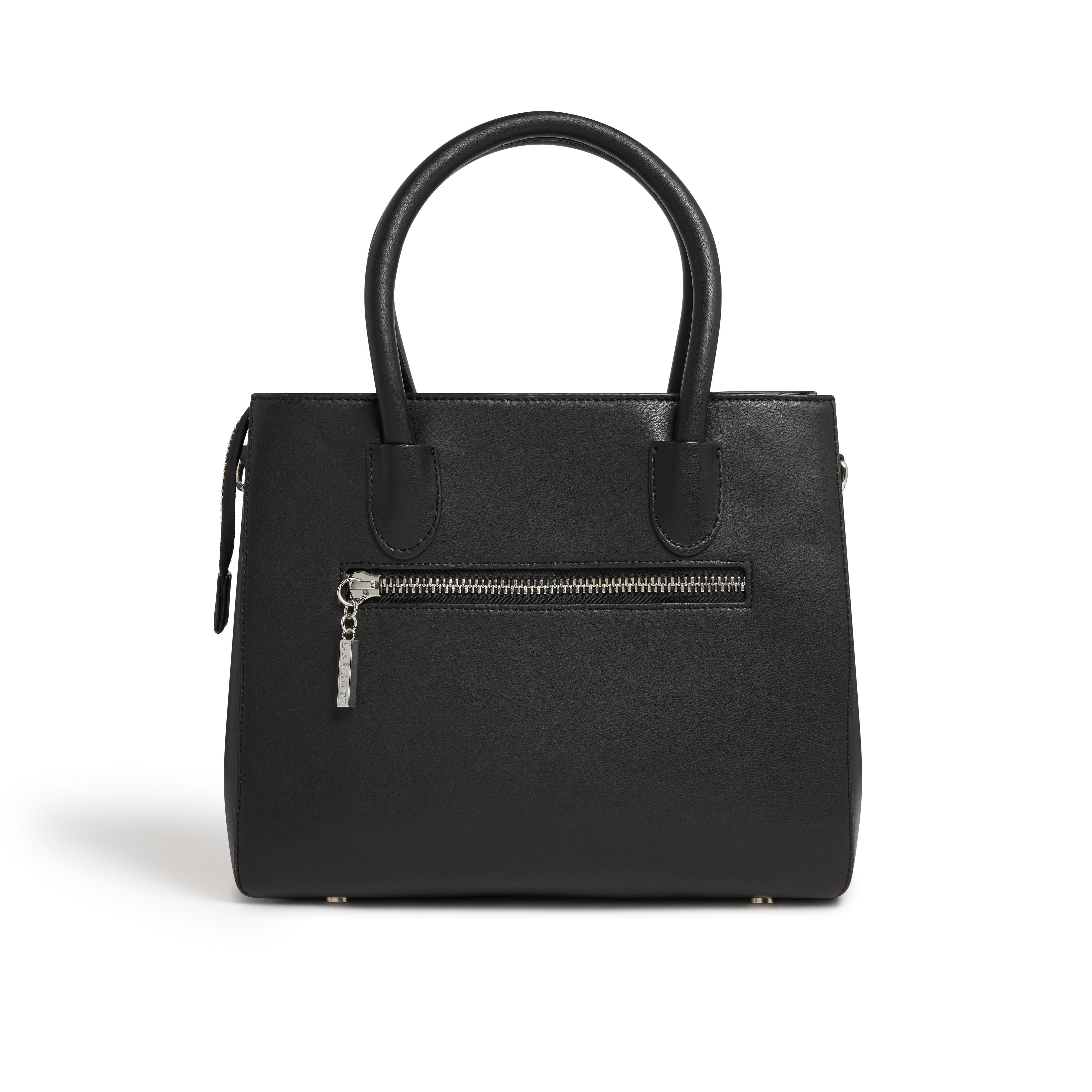 Vegan Leather Tote Bag for Women - Andes Eco-Friendly Black Handbag | Perfect for Work, Travel & Everyday Use