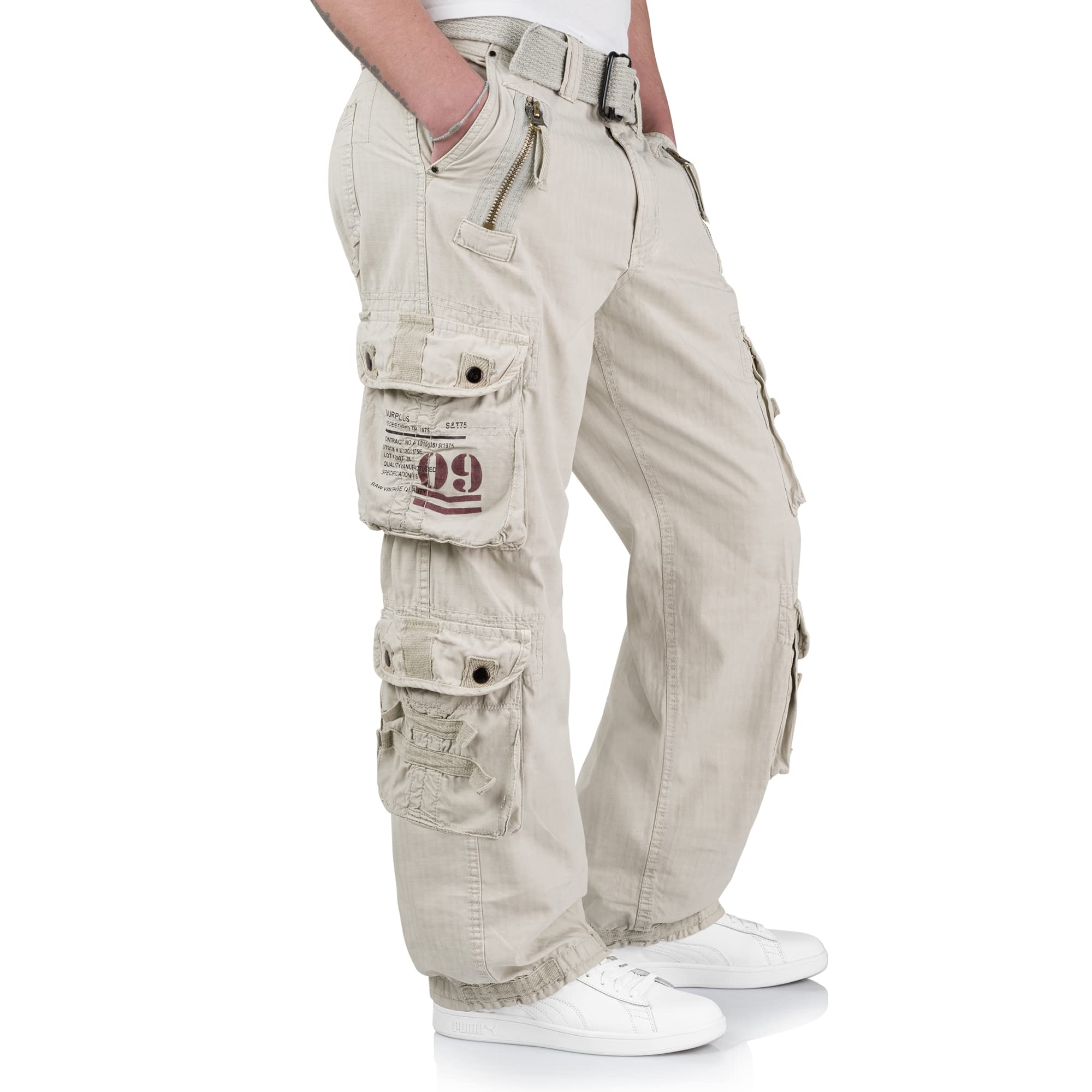 Royal Traveler Men's Cargo Pants - Durable & Comfortable Tactical Trousers for Outdoor Adventure, Hiking, Camping & Travel