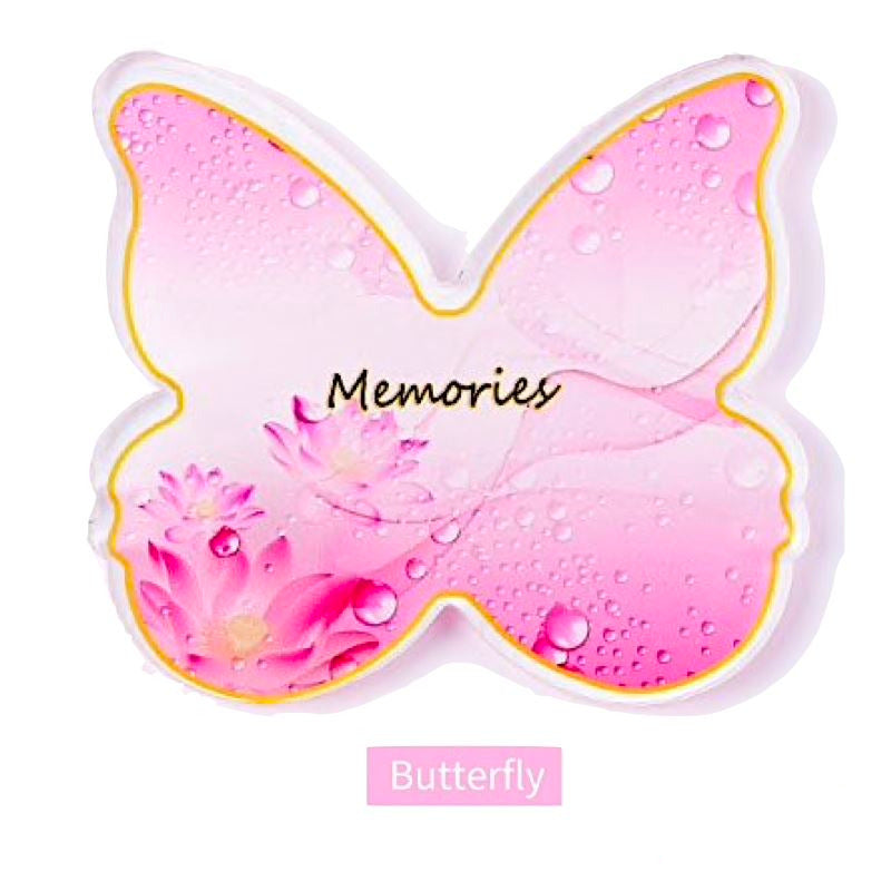 Professional Nail Art Palette with 12 Vibrant Colors - Butterfly & Shell Design for DIY Manicures, Perfect for Home Salons, Nail Artists & Beginners | Great for Parties, Weddings & Special Occasions