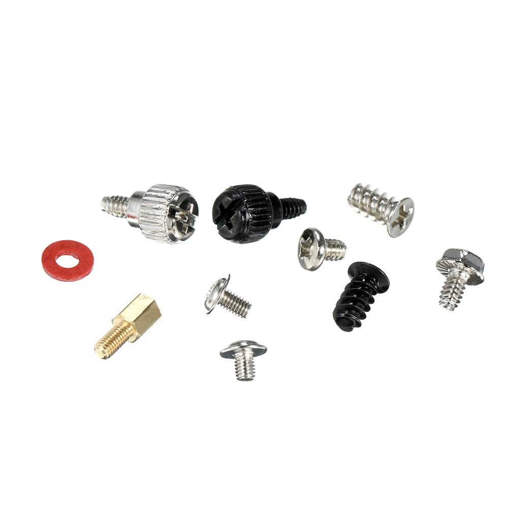 HUIOP 228PCS Computer Screw Kit - Premium PC Repair Screw Set for Case, Motherboard, GPU, HDD & Fan Maintenance | Essential Computer Building & Repair Tool Kit for DIY PC Assembly, Upgrades & Tech Support