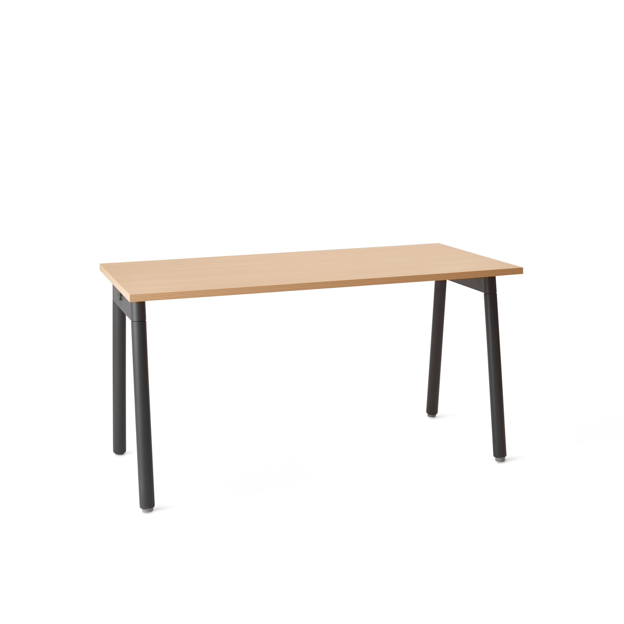 Series A Single Desk - Modern Minimalist Writing Desk for Home Office, Study & Workspace - Perfect for Remote Work, Online Classes & Small Spaces