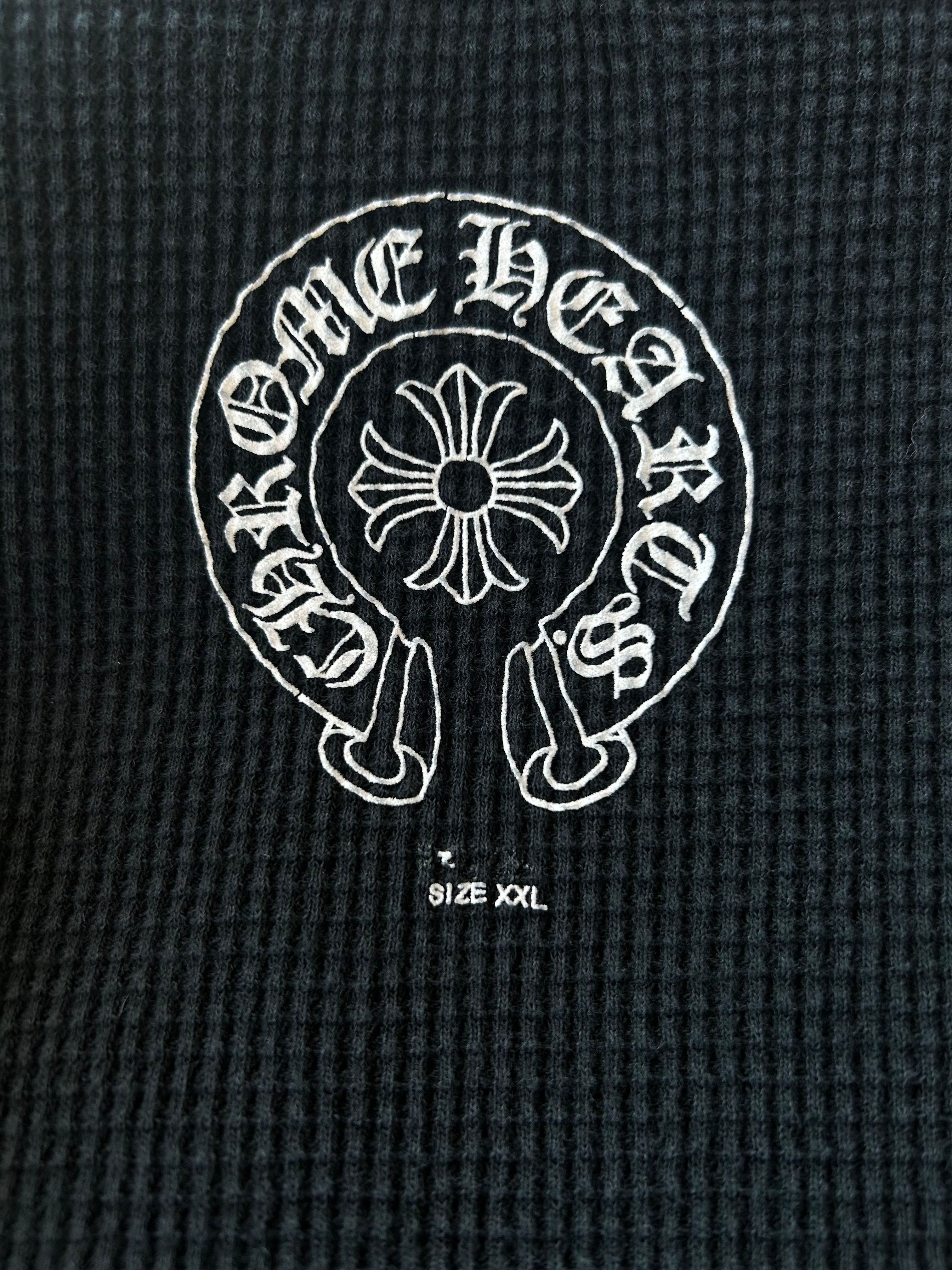 Chrome Hearts Black & Red Thermal Foti Logo Hoodie - Stylish Streetwear for Men & Women | Perfect for Casual Outfits, Winter Fashion & Urban Lifestyle