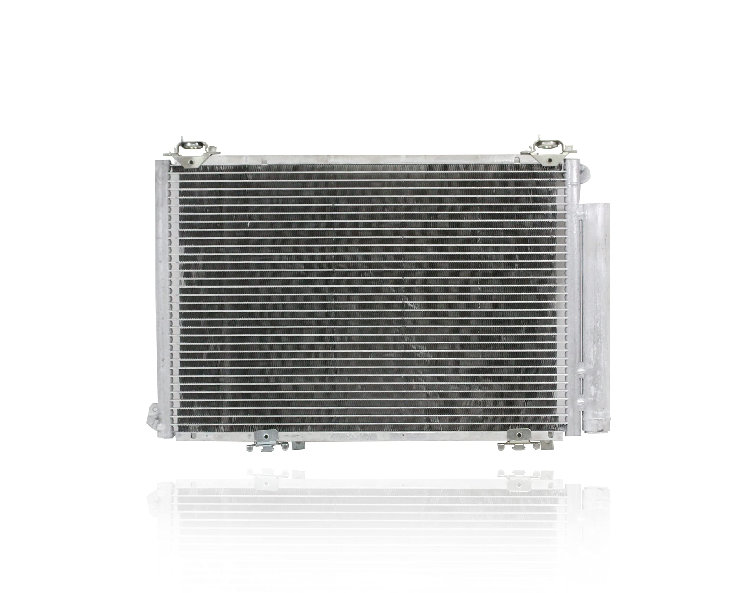 Replacement A/C Condenser for 2000-2002 Toyota Echo 1.5L L4 - Pacific Best Inc. OEM Compatible Auto Part - Perfect for Summer Cooling & AC System Repair