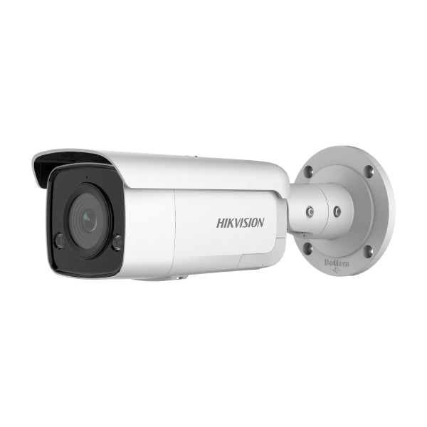 Hikvision 6MP Bullet Security Camera with Strobe Light and Audible Alarm - Outdoor Surveillance for Home, Business & Warehouse Protection