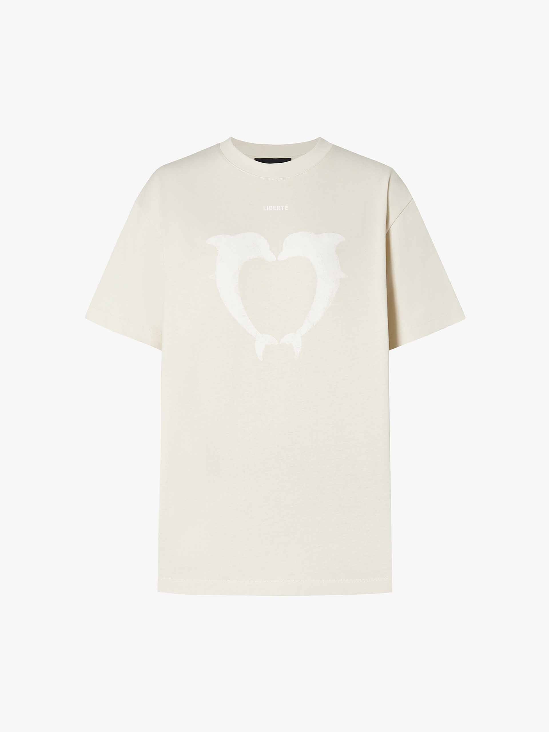 Dolphin Print Cotton T-Shirt for Women & Men - Soft, Breathable & Comfortable Casual Wear for Beach, Summer & Everyday Outfits