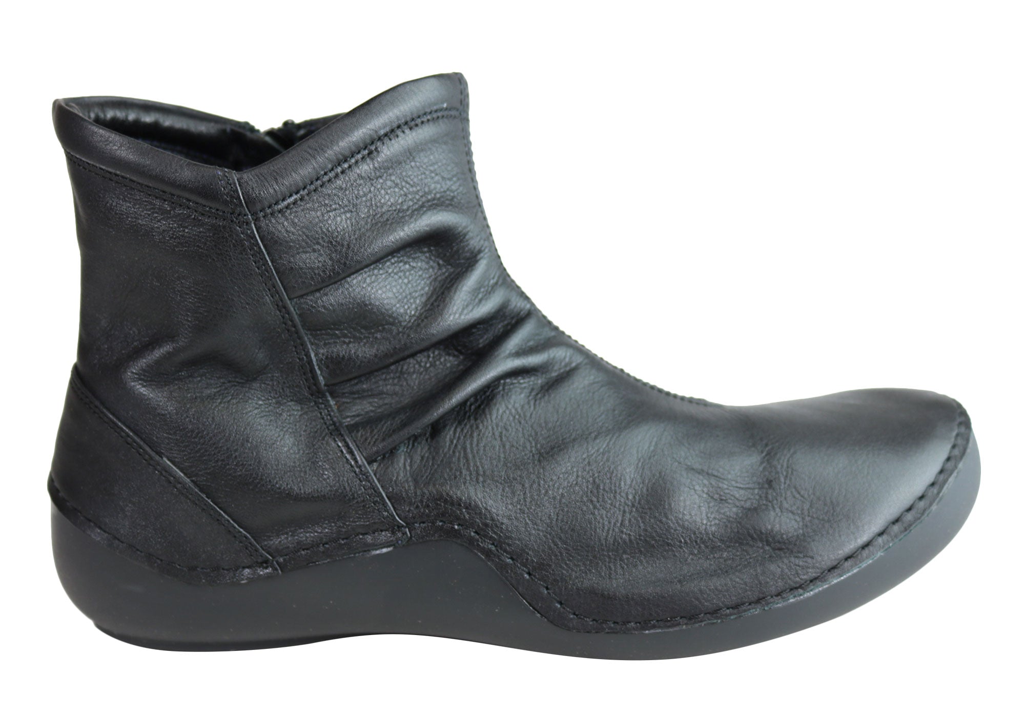 Orizonte Cidar Women's Comfortable Soft Leather Ankle Boots - European Style Fashion Shoes for Casual Wear & Outdoor Walking