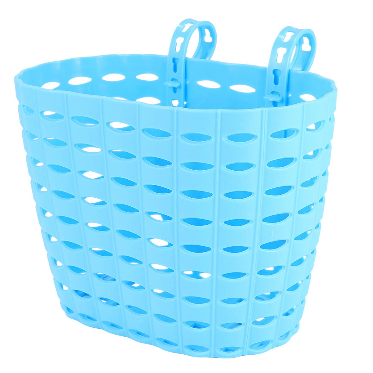 Garneck Kids Bike Basket - Front Handlebar Basket for Children's Bicycles, Small & Lightweight, DIY Gift Set (Orange) - Perfect for School Commutes, Picnics & Outdoor Adventures
