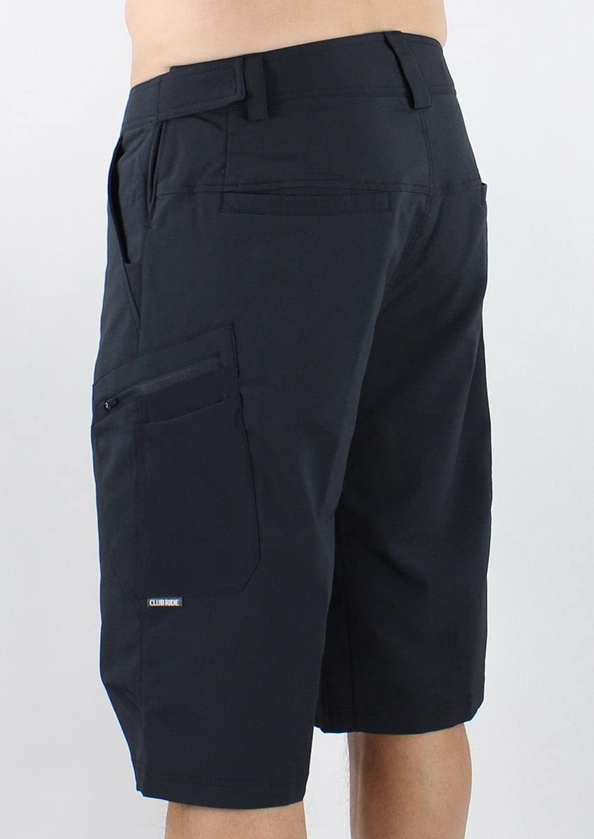Club Ride Apparel Men's HiFi Cycling Shorts - Breathable Padded Bike Shorts for Road & Mountain Biking - Comfortable Workout Gear for Cycling, Spinning & Outdoor Sports