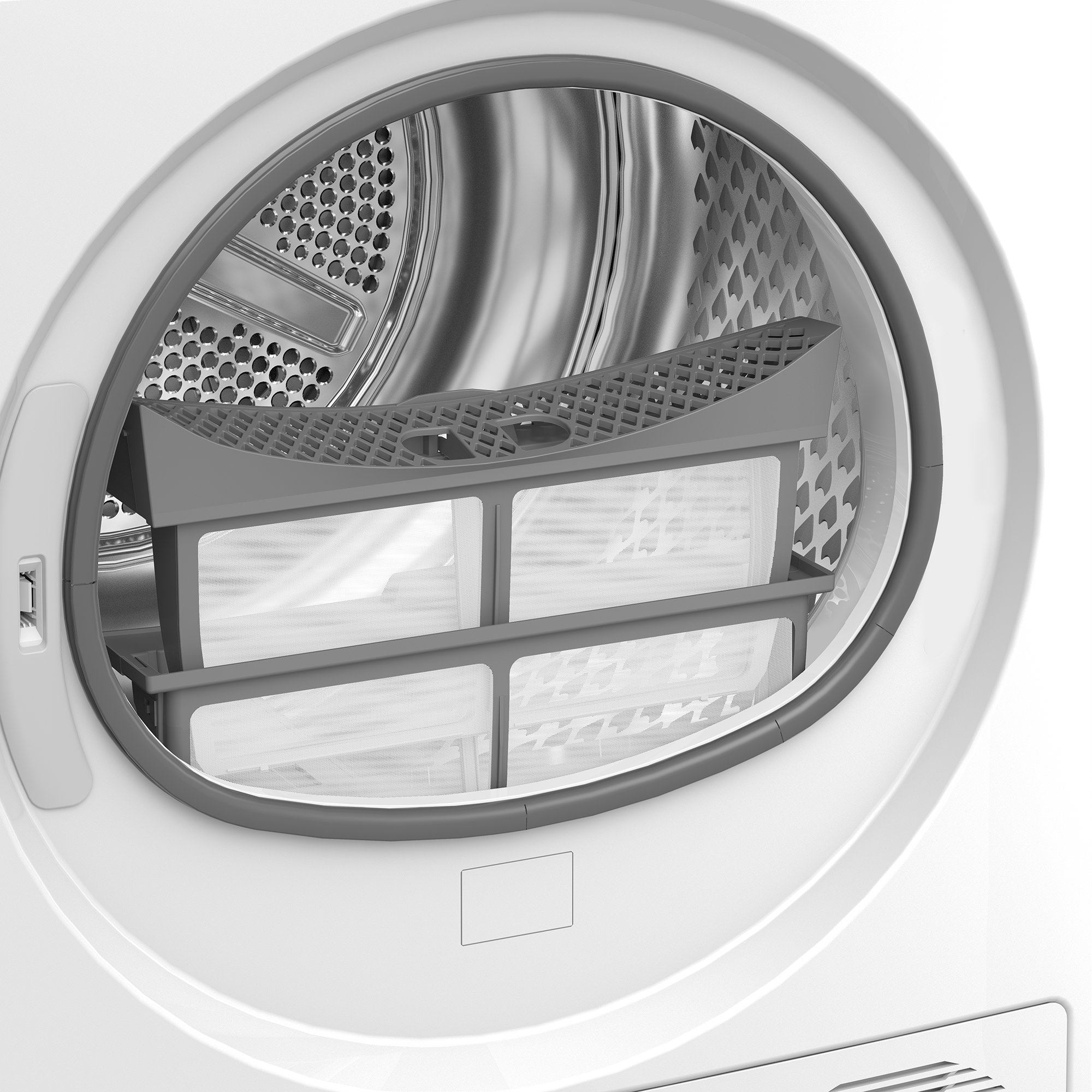 Beko HPD24414W 24 Inch Heat Pump Ventless Front Load Dryer - Energy Efficient Laundry Appliance for Apartments & Small Homes