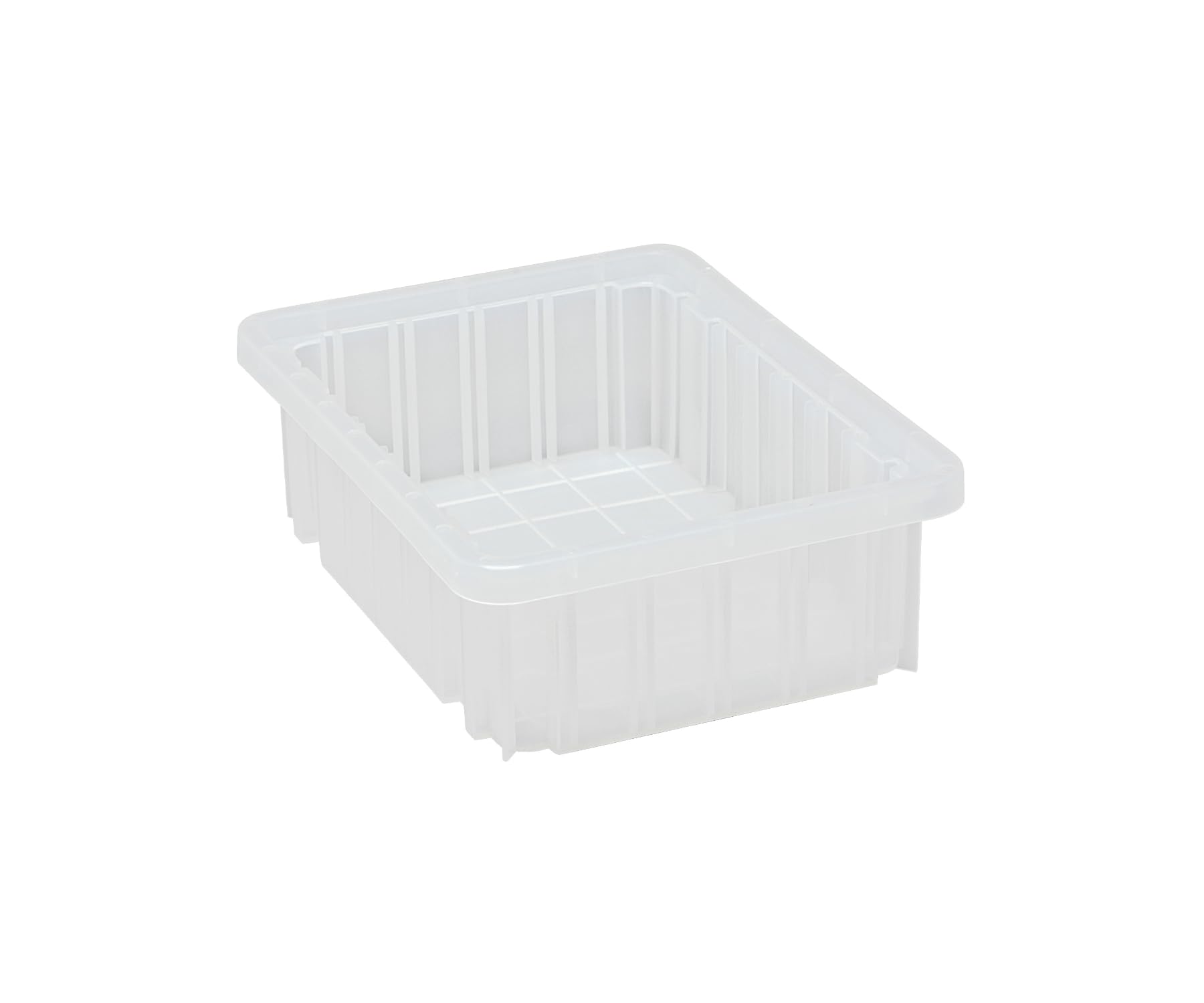Quantum Storage Dividable Grid Container 10.8x8.2x3.5in Clear - 20 Pack for Home & Office Organization