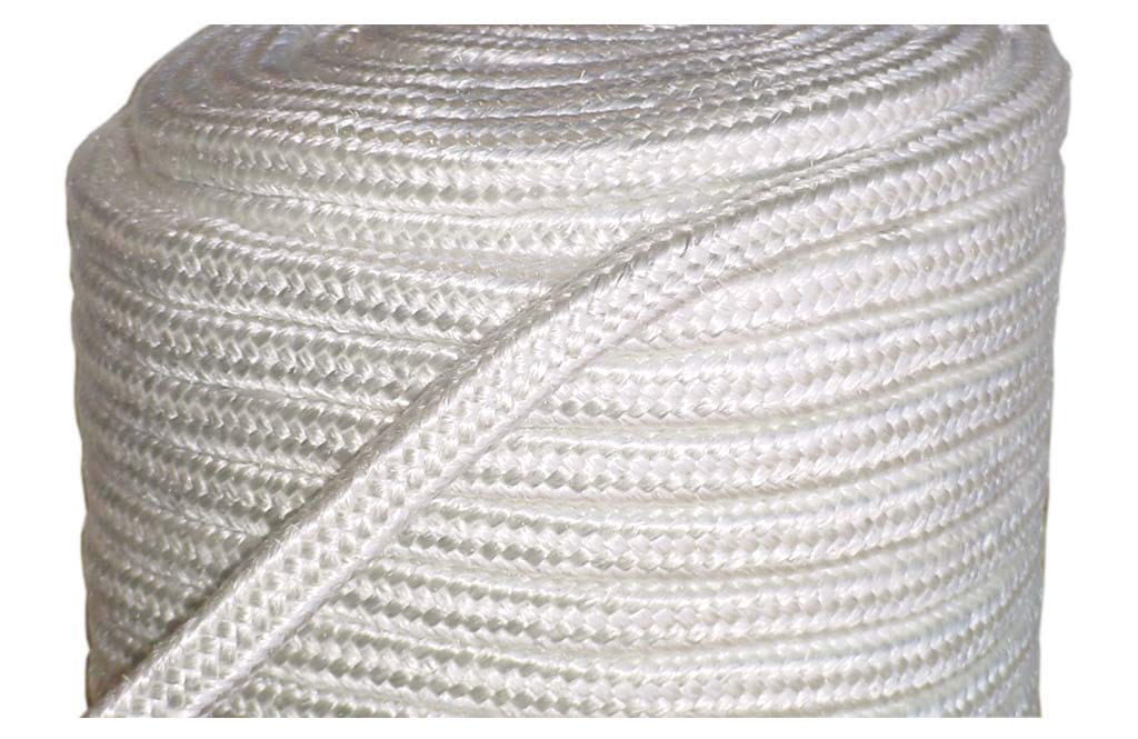 High-Density Fiberglass Square Braided Rope Seal Gasket 3/8