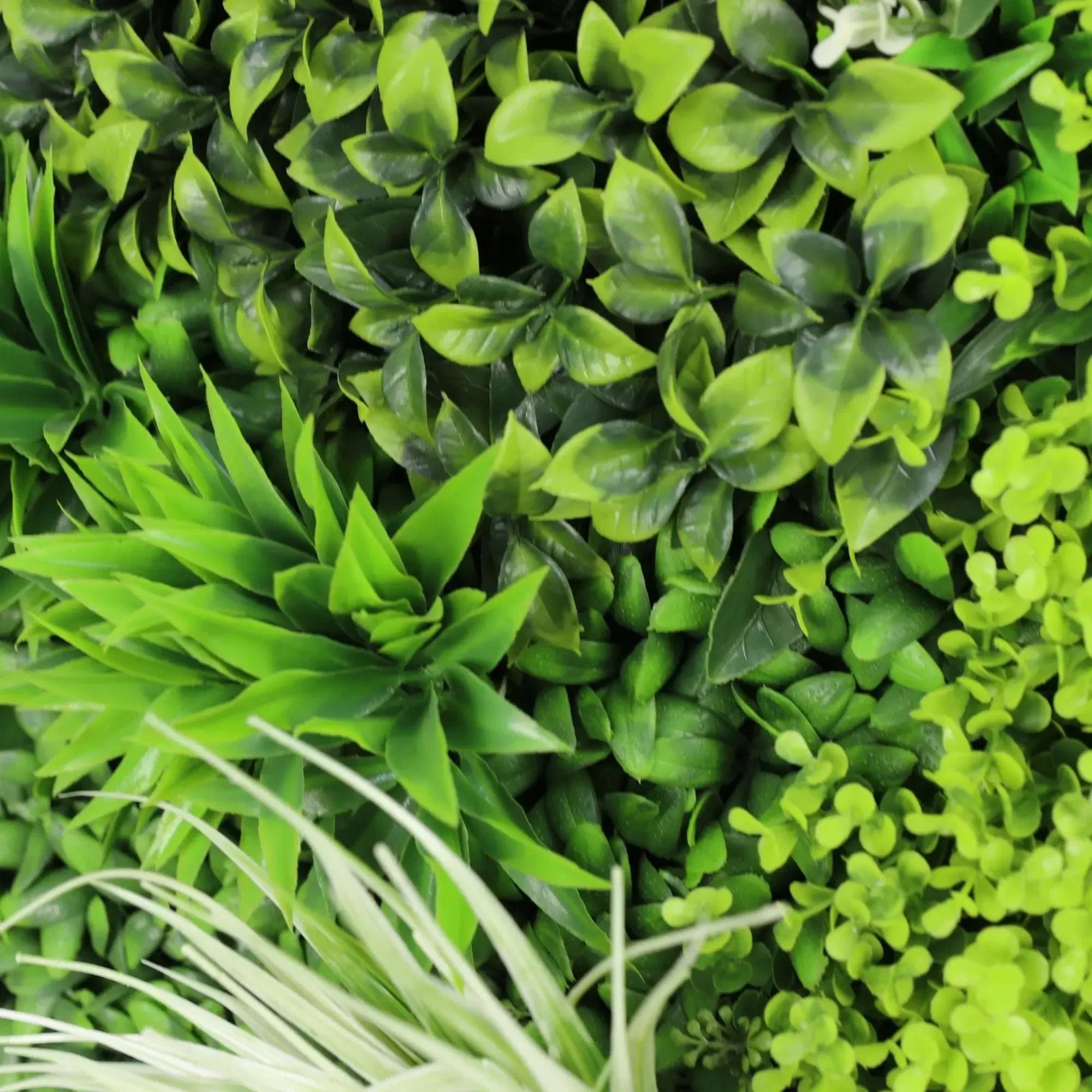 UV Resistant Artificial Vertical Garden Panel - 1m x 1m Green Wall Decor for Indoor/Outdoor Spaces | Perfect for Balconies, Offices & Urban Gardening